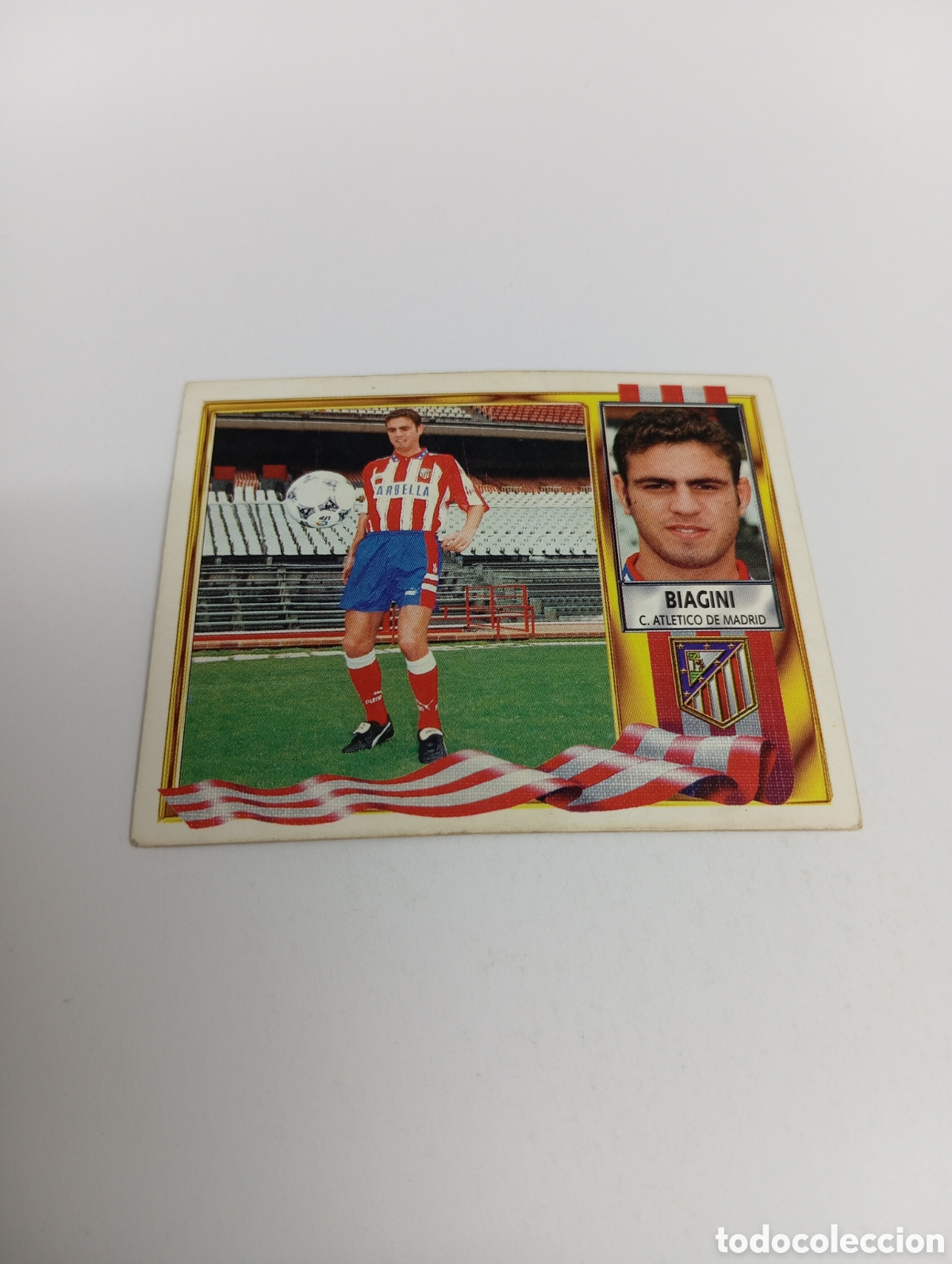 Cromos de F&uacute;tbol: FICHAJE 20 BIAGINI Liga Este 1995 1996 NUEVO SIN PEGAR PANINI 95 96