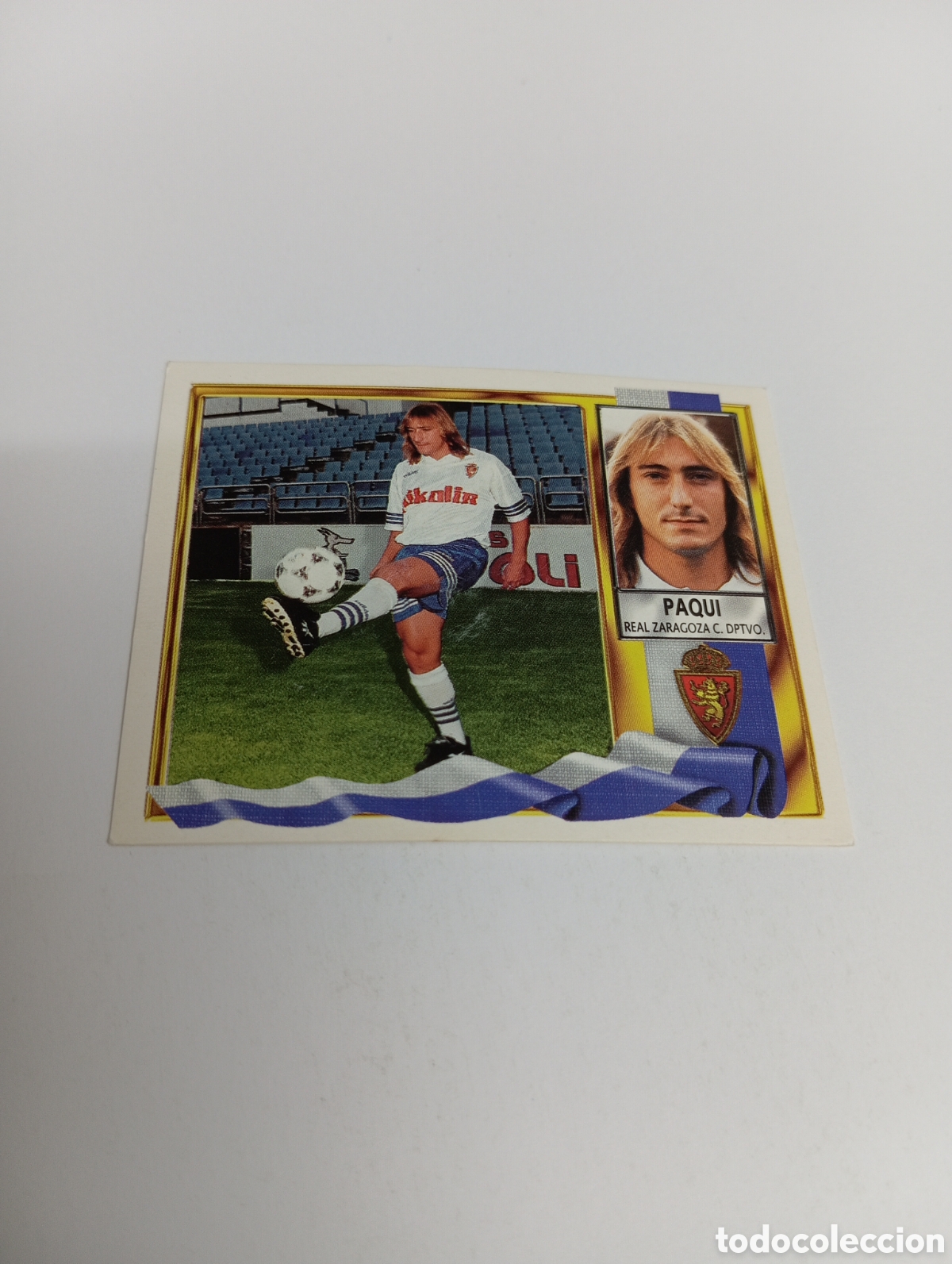 Cromos de F&uacute;tbol: FICHAJE 25 PAQUI Liga Este 1995 1996 NUEVO SIN PEGAR PANINI 95 96