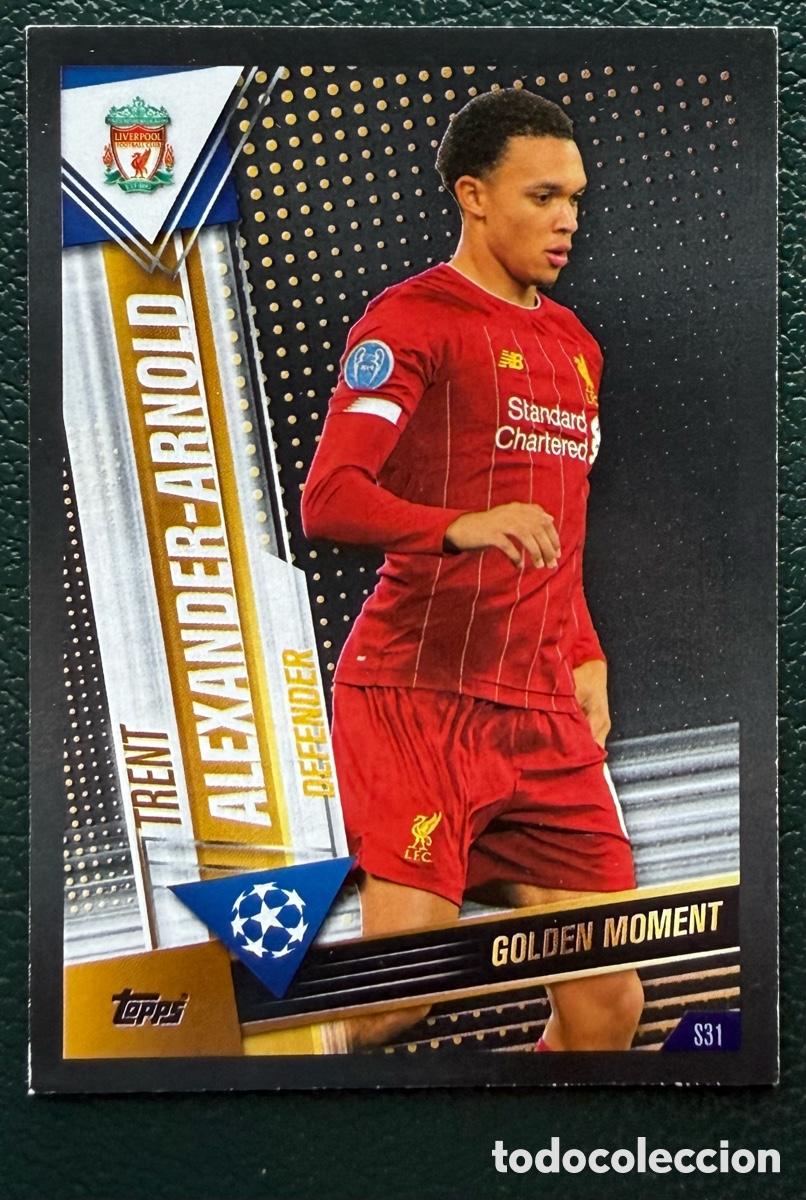 Football Stickers: S31 TRENT ALEXANDER ARNOLD LIVERPOOL FC FICHAS ALBUM MATCH ATTAX 101 TOPPS 2019 2020 19 20
