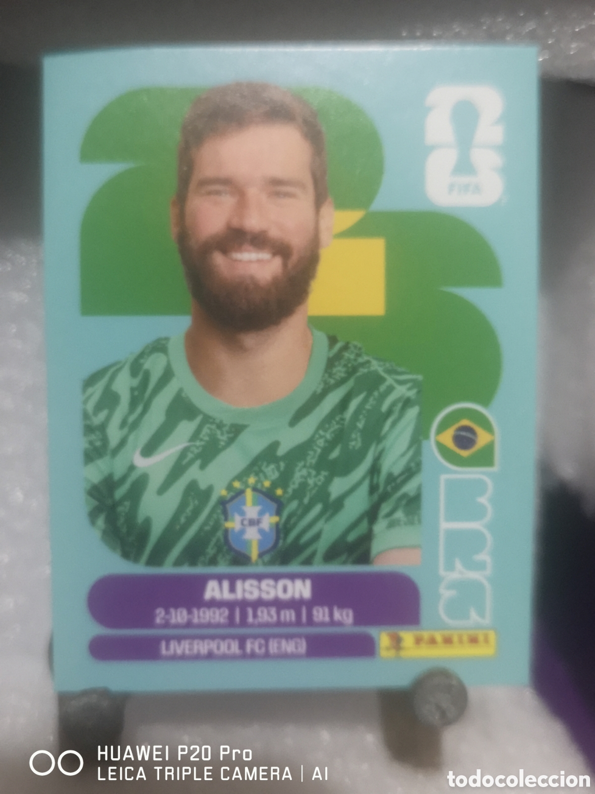 Cromos de F&uacute;tbol: FIFA WORLD CUP MUNDIAL 2026 ALISSON - BRA 2