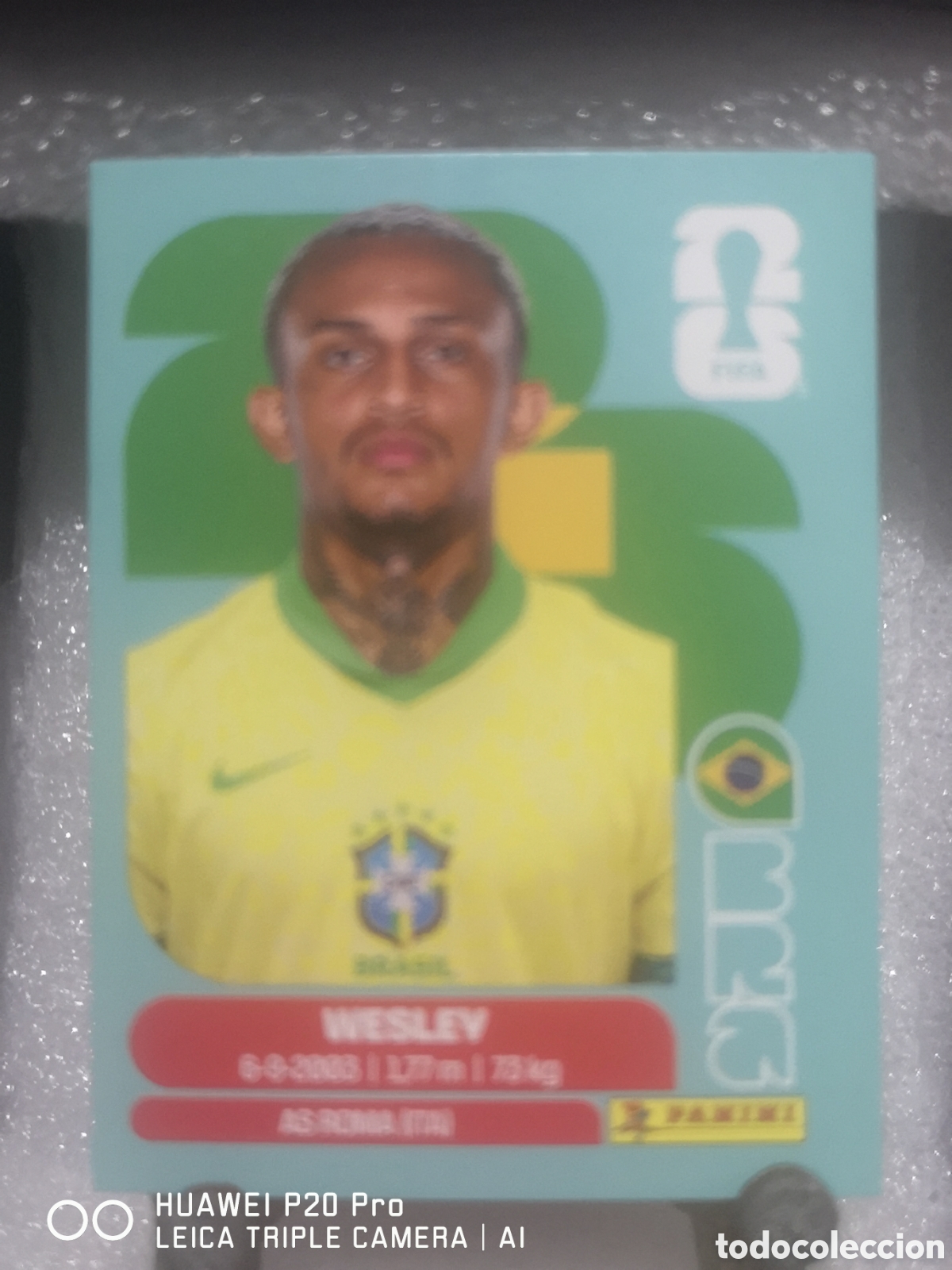Cromos de F&uacute;tbol: FIFA WORLD CUP MUNDIAL 2026 WESLEY - BRA 8