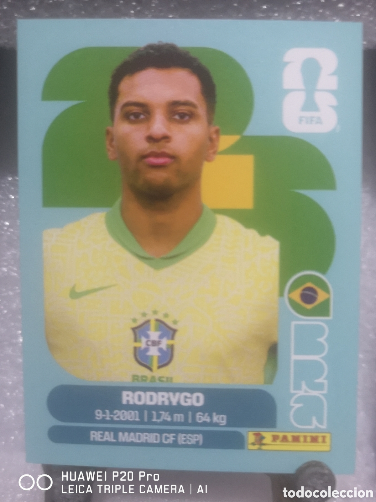 Cromos de F&uacute;tbol: FIFA WORLD CUP MUNDIAL 2026 RODRYGO - BRA 15