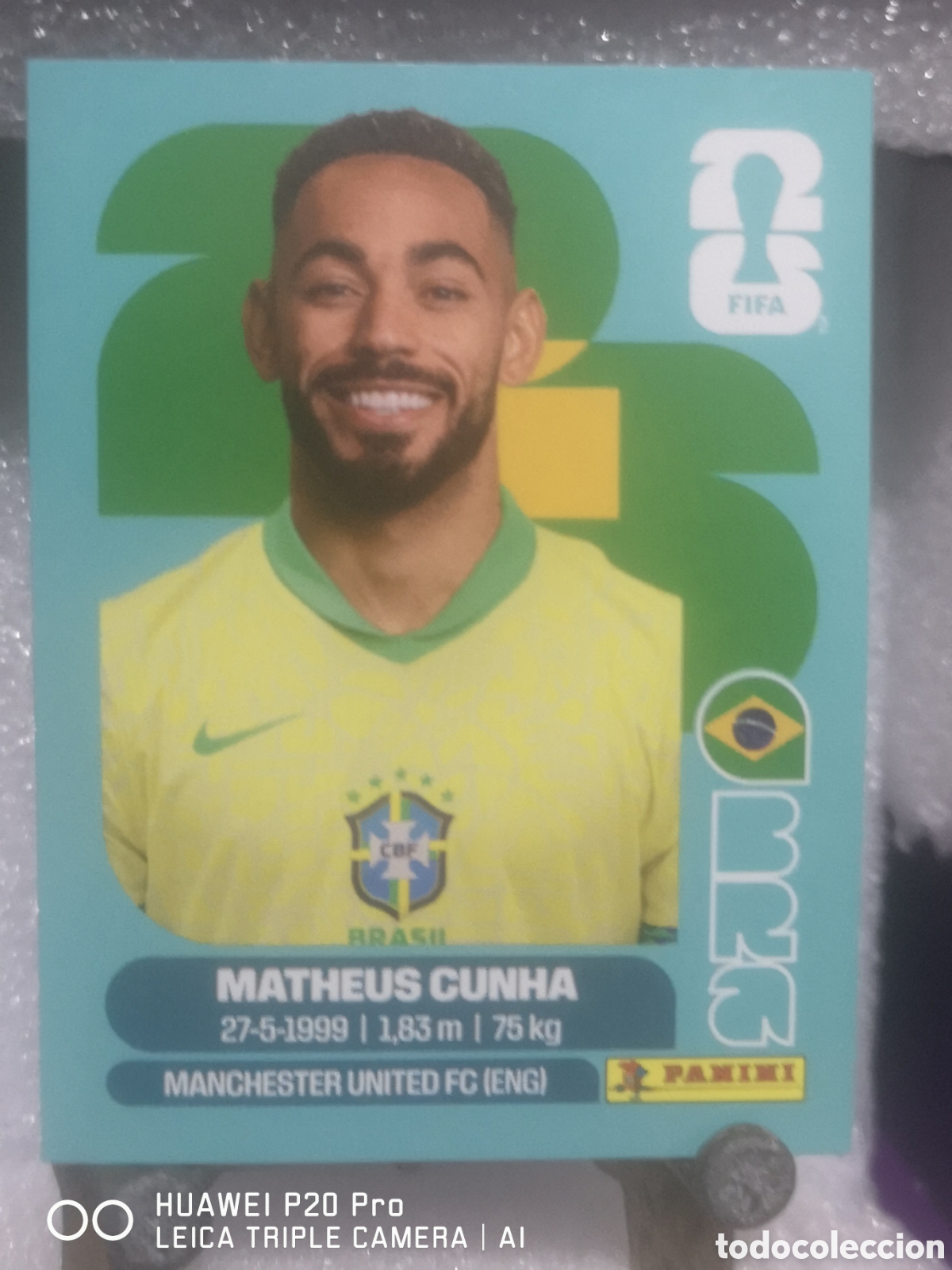 Cromos de F&uacute;tbol: FIFA WORLD CUP MUNDIAL 2026 MATHEUS CUNHA - BRA 17