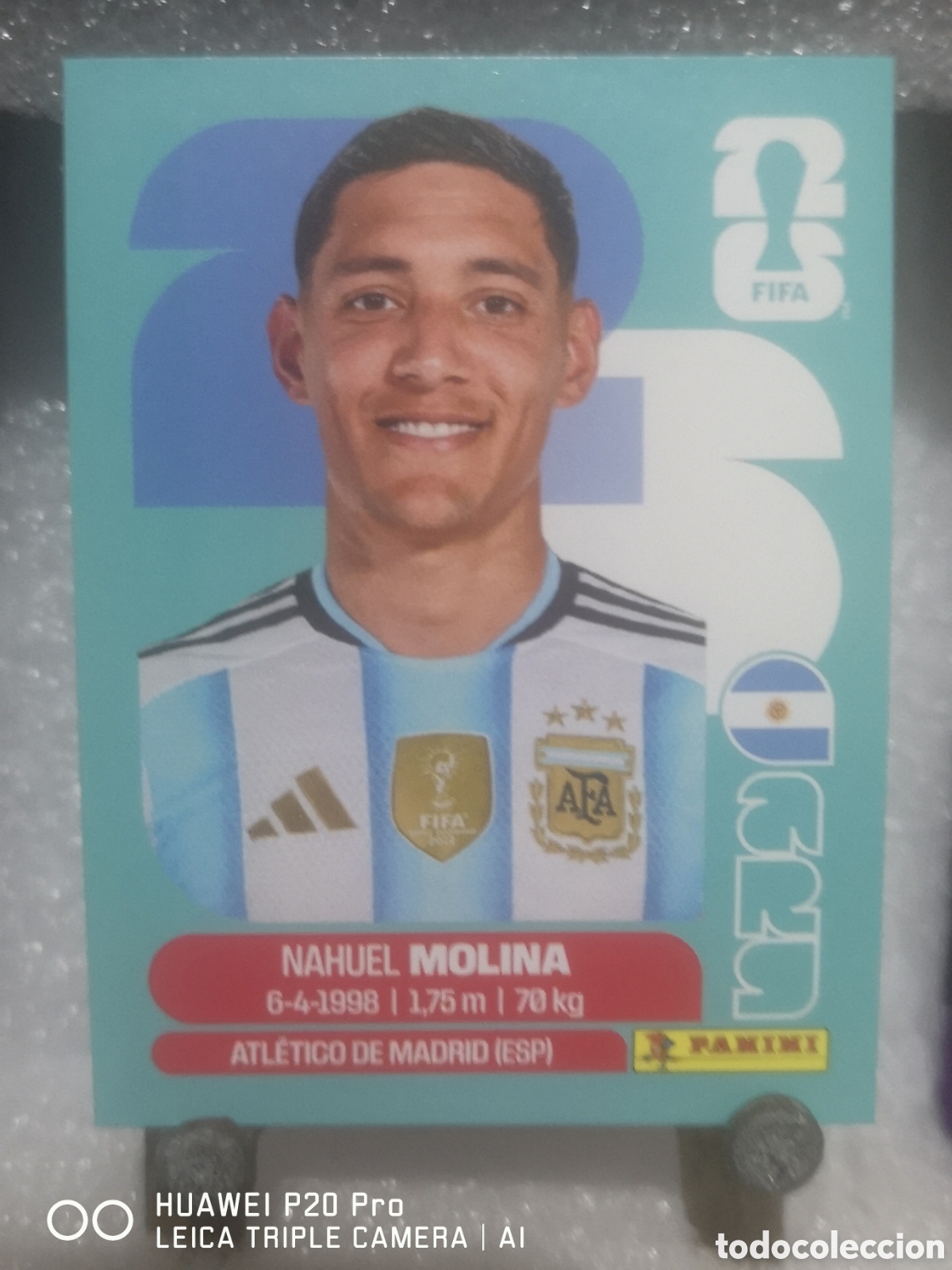 Cromos de F&uacute;tbol: FIFA WORLD CUP MUNDIAL 2026 NAHUEL MOLINA - ARG 3