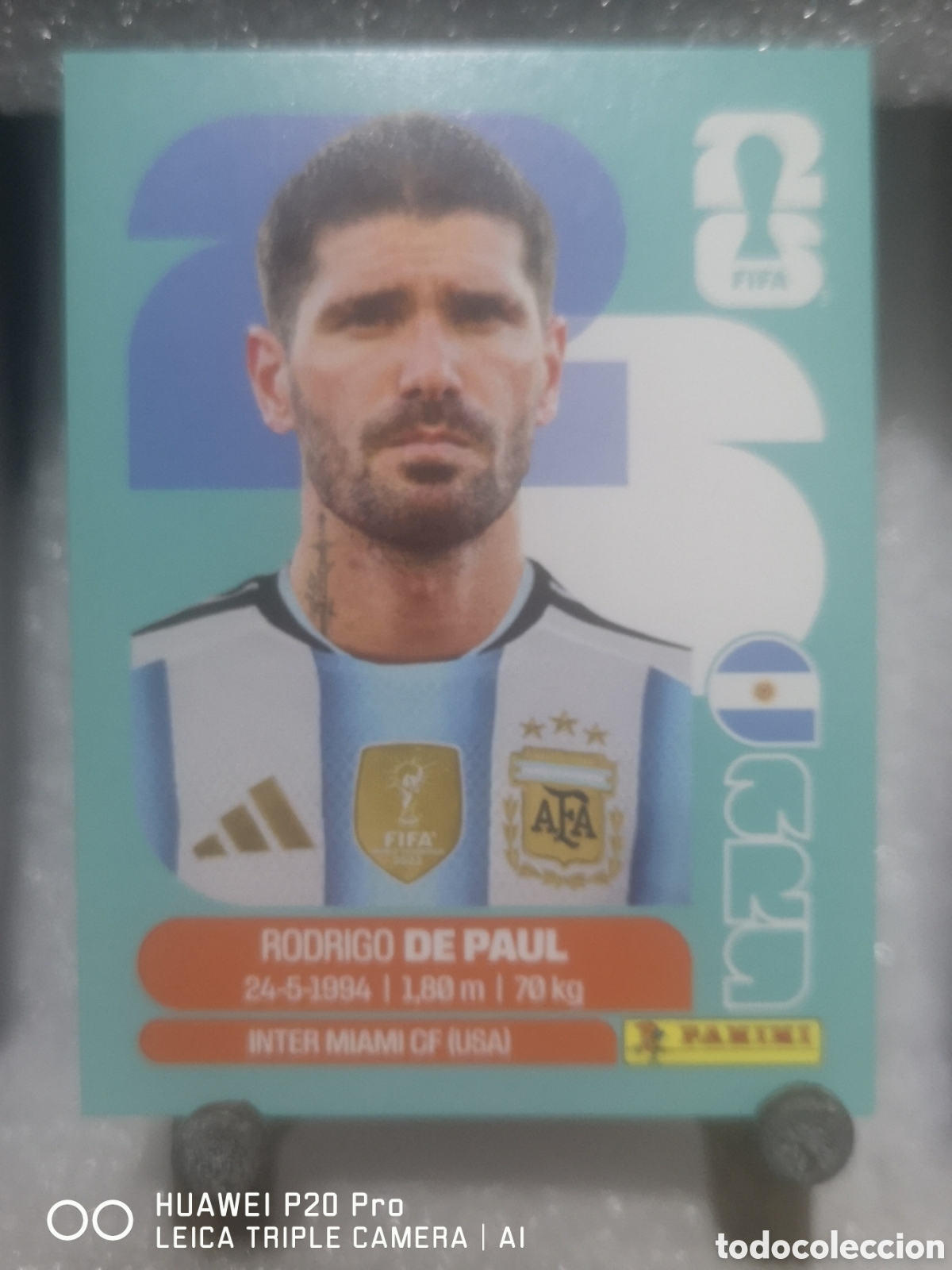 Cromos de F&uacute;tbol: FIFA WORLD CUP MUNDIAL 2026 RODRIGO DE PAUL - ARG 10