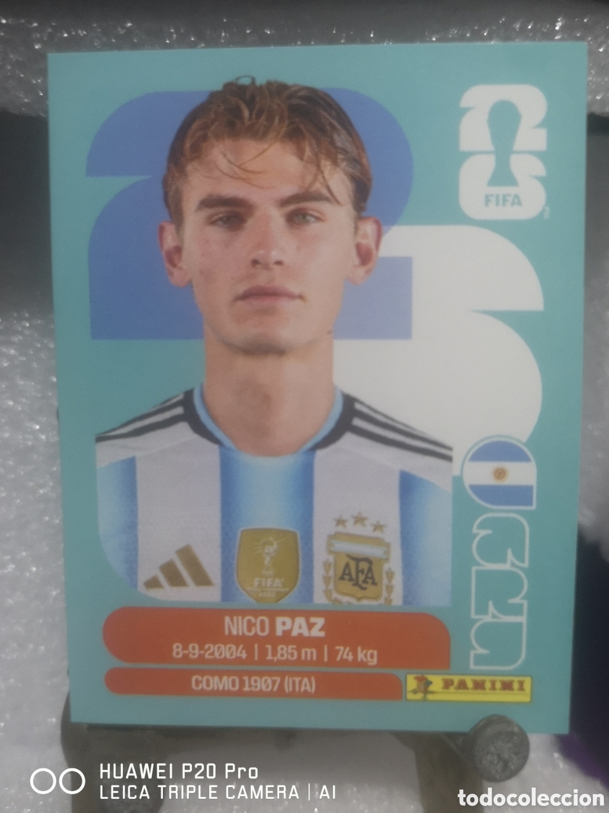 Cromos de F&uacute;tbol: FIFA WORLD CUP MUNDIAL 2026 NICO PAZ - ARG 14