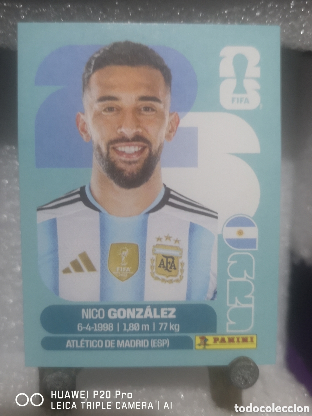 Cromos de F&uacute;tbol: FIFA WORLD CUP MUNDIAL 2026 NICO GONZALEZ - ARG 16