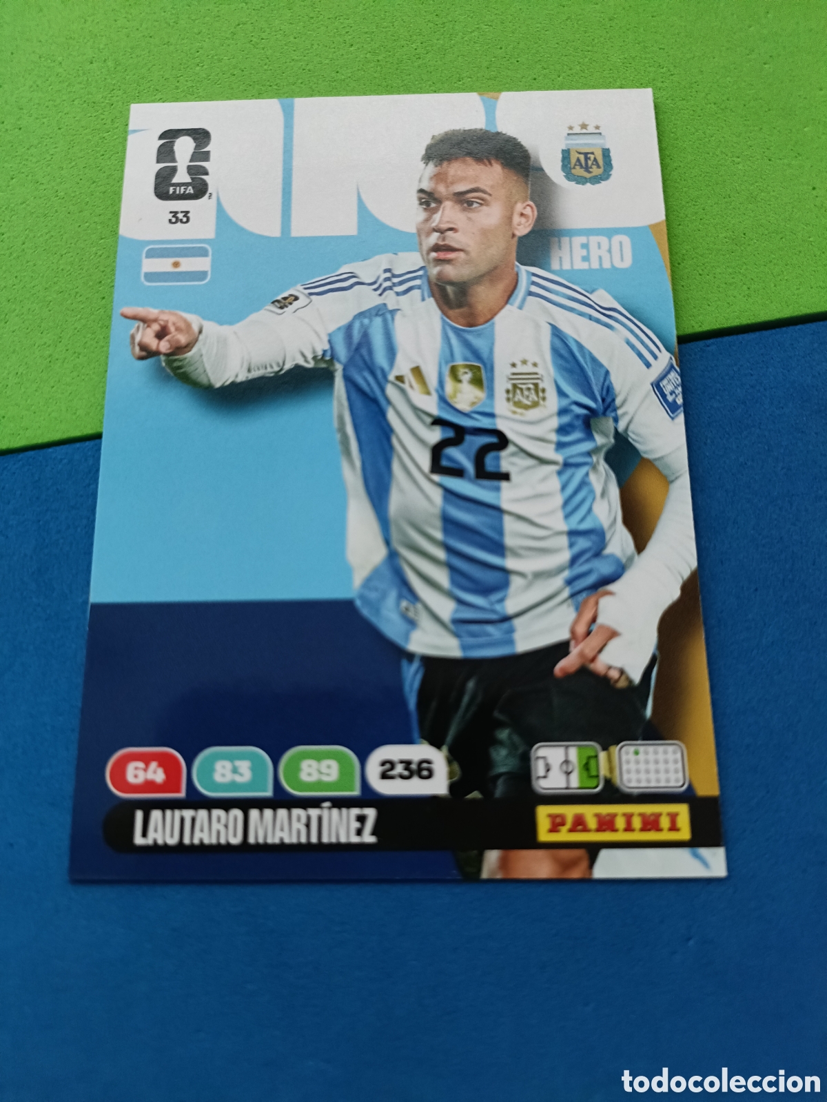 Cromos de F&uacute;tbol: Adrenalyn XL Fifa World cup 2026 mundial - 33 Lautaro Mart&iacute;nez Argentina
