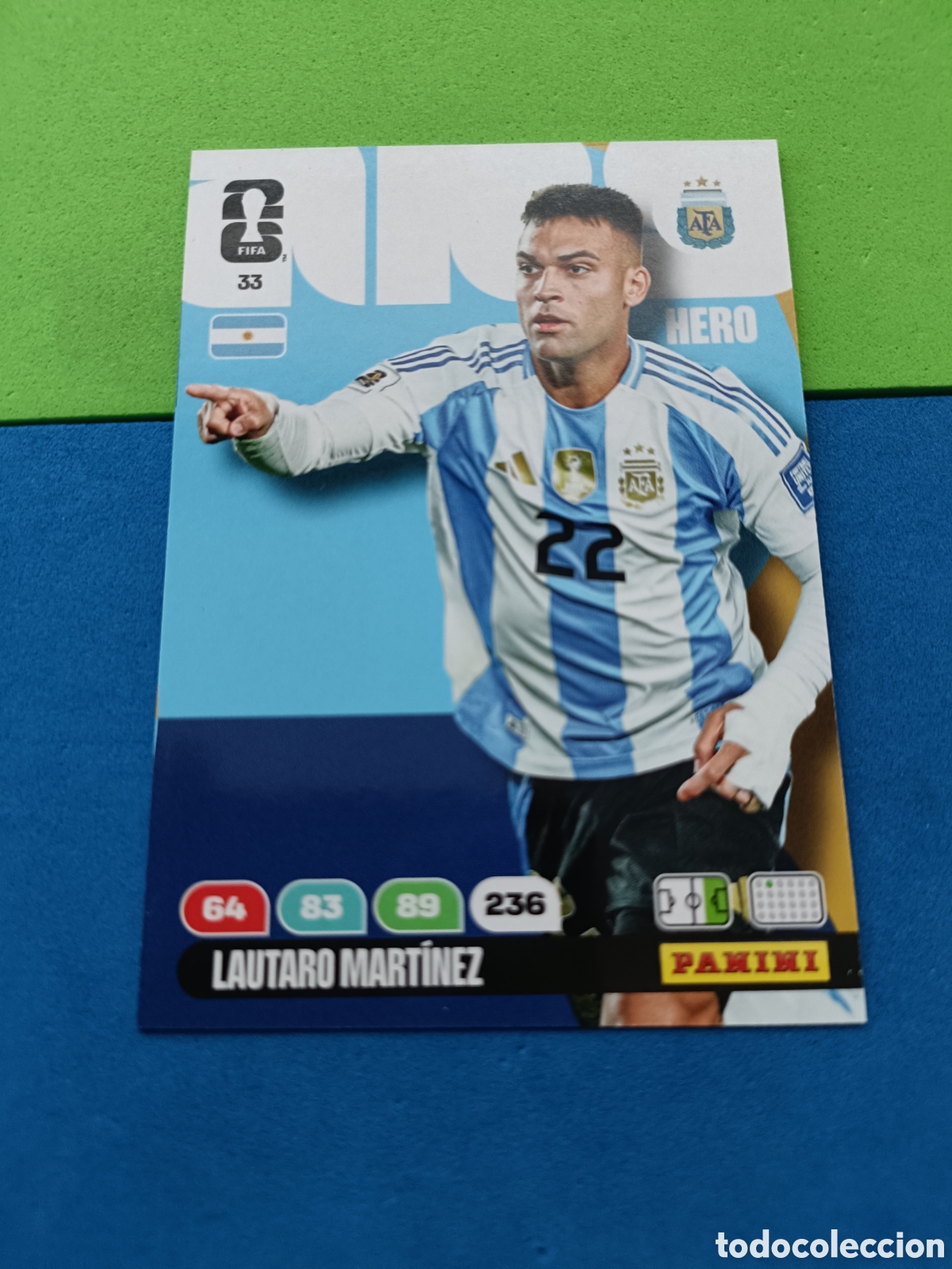 Cromos de F&uacute;tbol: Adrenalyn XL Fifa World cup 2026 mundial - 33 Lautaro Mart&iacute;nez Argentina