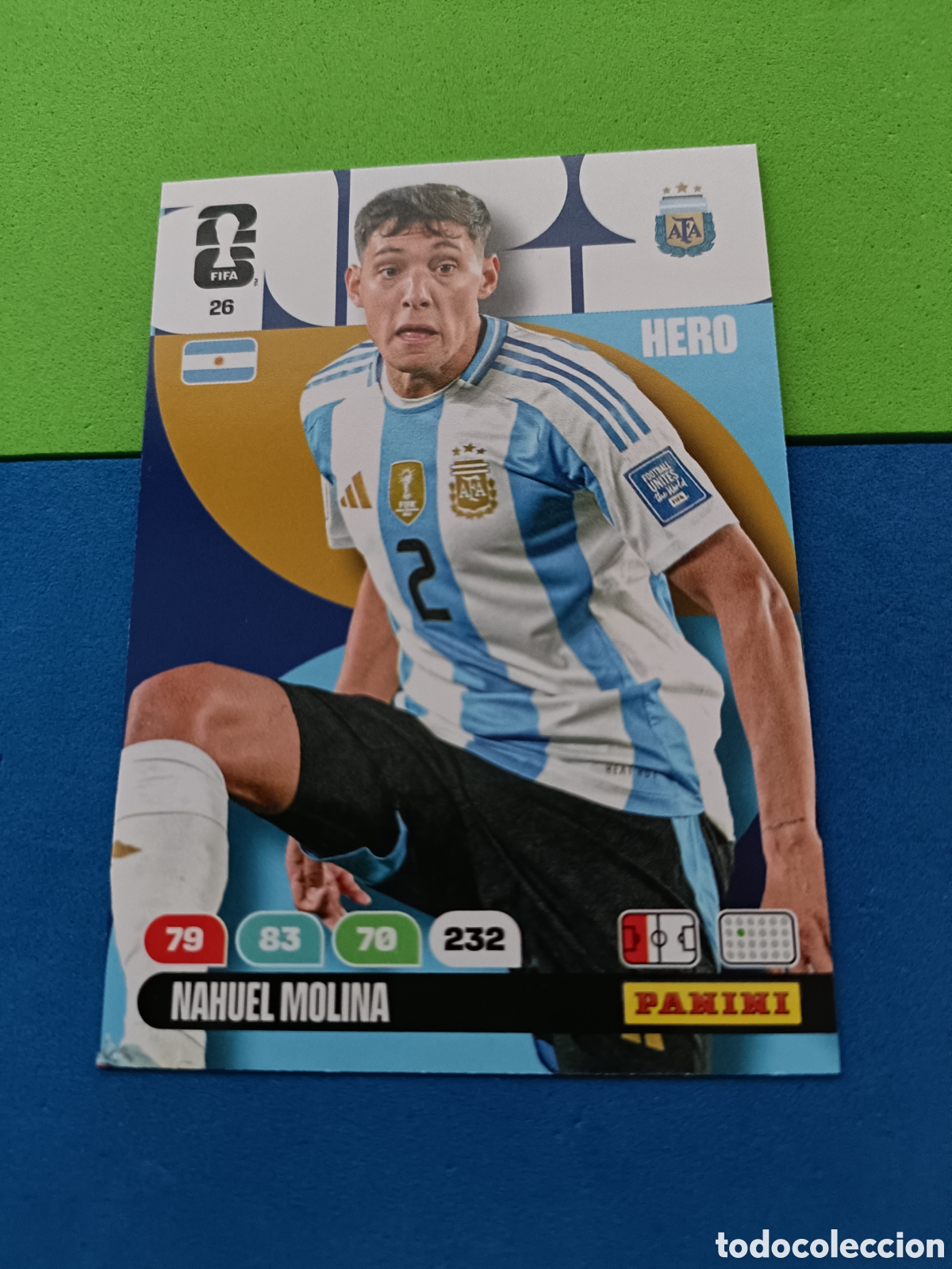 Cromos de F&uacute;tbol: Adrenalyn XL Fifa World cup 2026 mundial - 26 Nahuel Molina Argentina