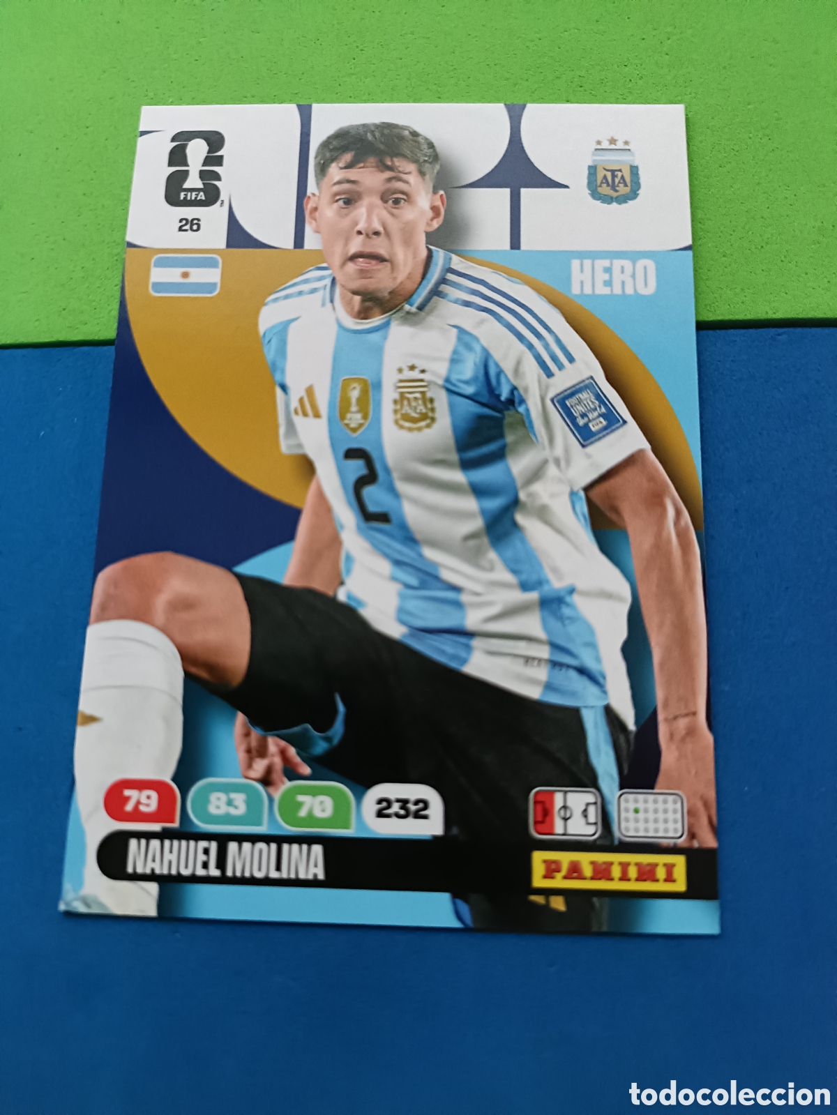 Cromos de F&uacute;tbol: Adrenalyn XL Fifa World cup 2026 mundial - 26 Nahuel Molina Argentina