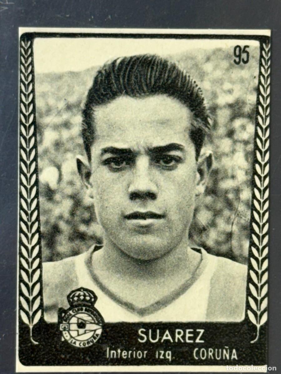 Cromos de F&uacute;tbol: 1953 Bruguera. Caramelos Pectorales Turmo - Rookie Luis Suarez Deportivo de la Coru&ntilde;a