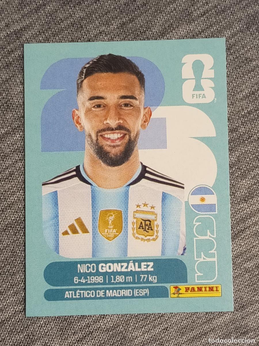 Cromos de F&uacute;tbol: NICO GONZ&Aacute;LEZ ARG 16 STICKER MUNDIAL 2026 PANINI FIFA WORLD CUP NUEVO