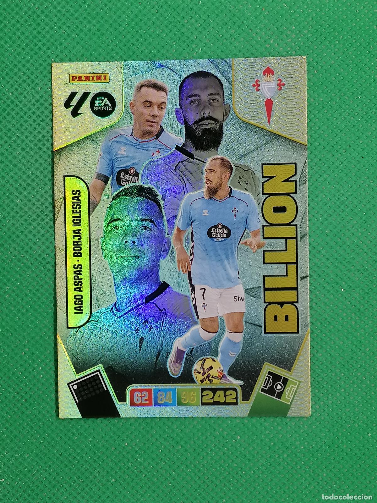 Cromos de F&uacute;tbol: IAGO ASPAS BORJA IGLESIAS CELTA BILLION ⚽ PANINI LIGA ADRENALYN XL 2025 2026 25 26 ⚽