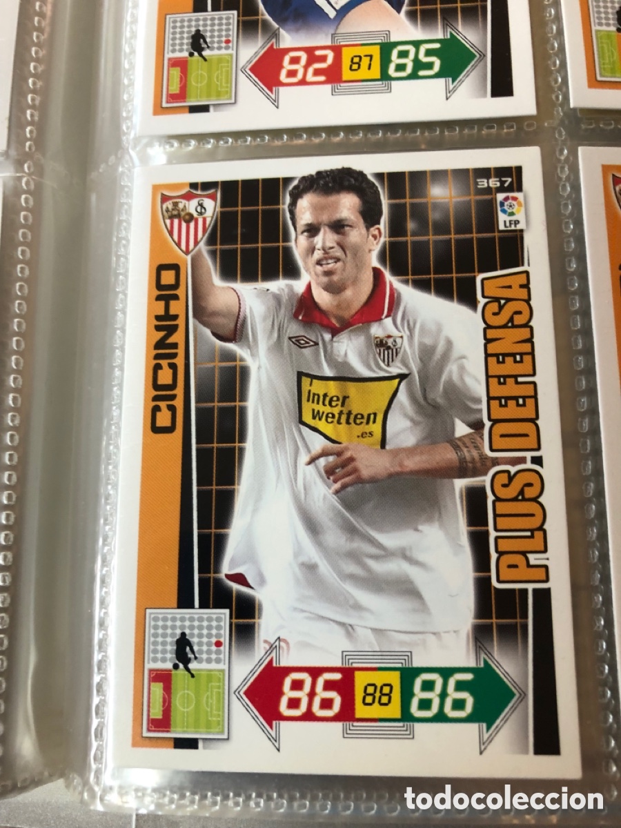 Cromos de F&uacute;tbol: Adrenalyn 2012 2013 plus defensa cicinho 367 Sevilla