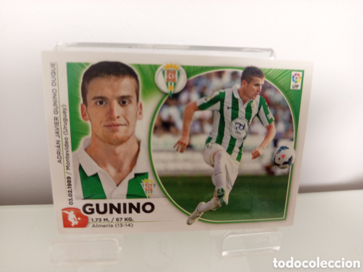 Cromos de F&uacute;tbol: ❇️ CROMO ⚽ GUNINO C&Oacute;RDOBA 14 15 2014 2015 ESTE PANINI SIN PEGAR ❇️