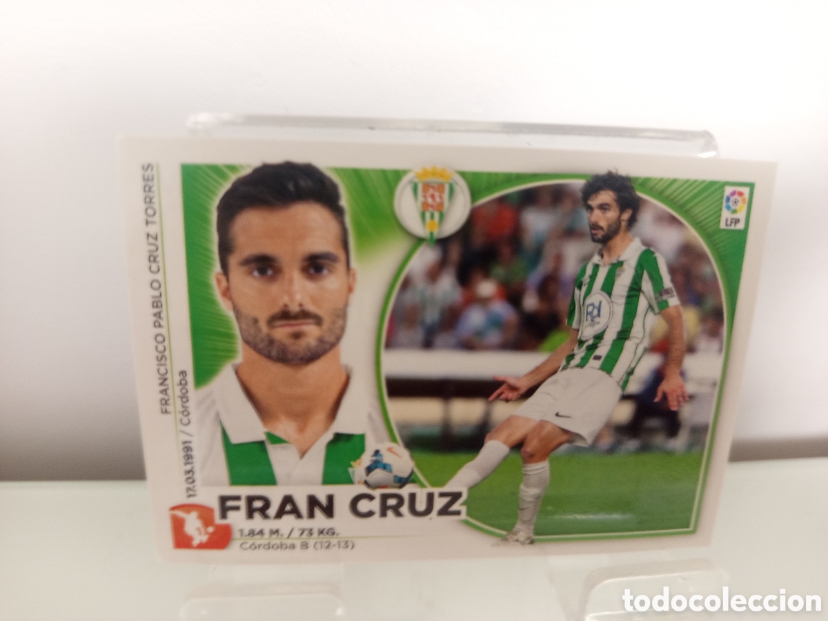 Cromos de F&uacute;tbol: ❇️ CROMO ⚽ FRAN CRUZ C&Oacute;RDOBA 14 15 2014 2015 ESTE PANINI SIN PEGAR ❇️