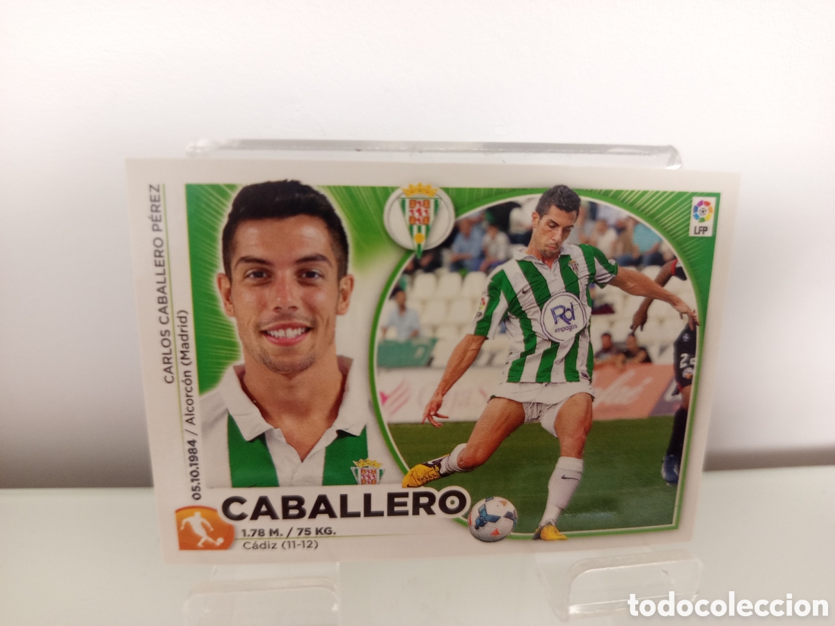 Fu&szlig;ball-Sticker: ❇️ CROMO ⚽ CABALLERO C&Oacute;RDOBA 14 15 2014 2015 ESTE PANINI SIN PEGAR ❇️