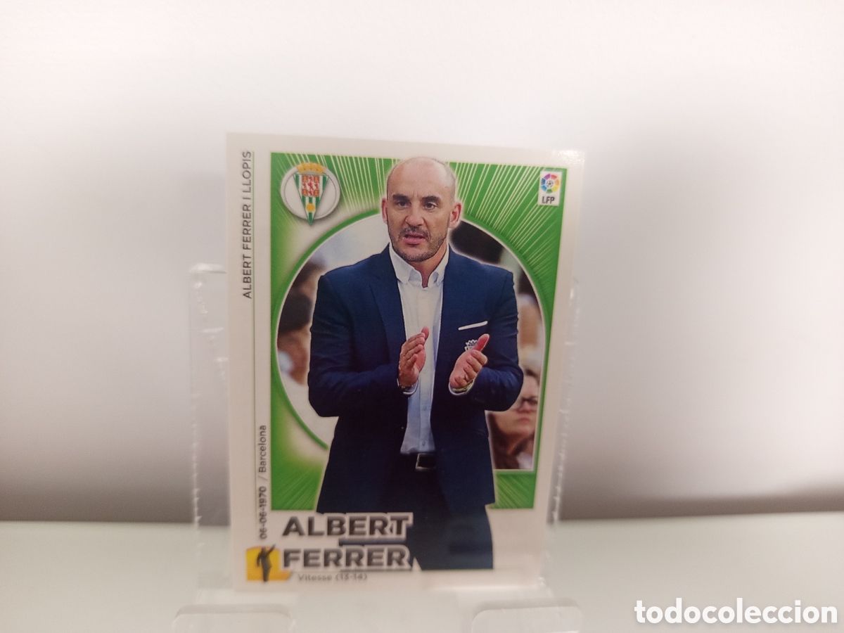Fu&szlig;ball-Sticker: ❇️ CROMO ⚽ FERRER ENTRENADOR C&Oacute;RDOBA 14 15 2014 2015 ESTE PANINI SIN PEGAR ❇️