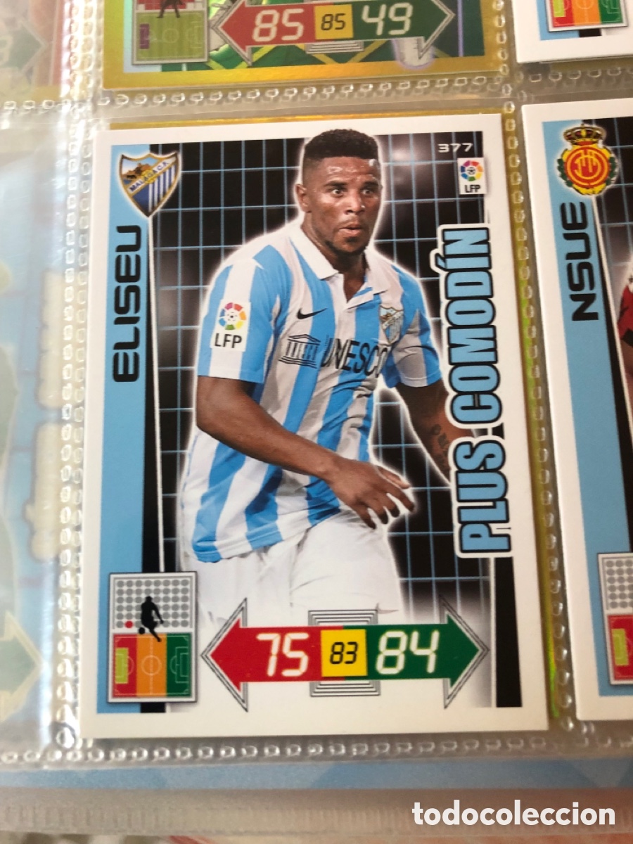 Cromos de F&uacute;tbol: Adrenalyn 2012 2013 plus comodin eliseu 377 malaga