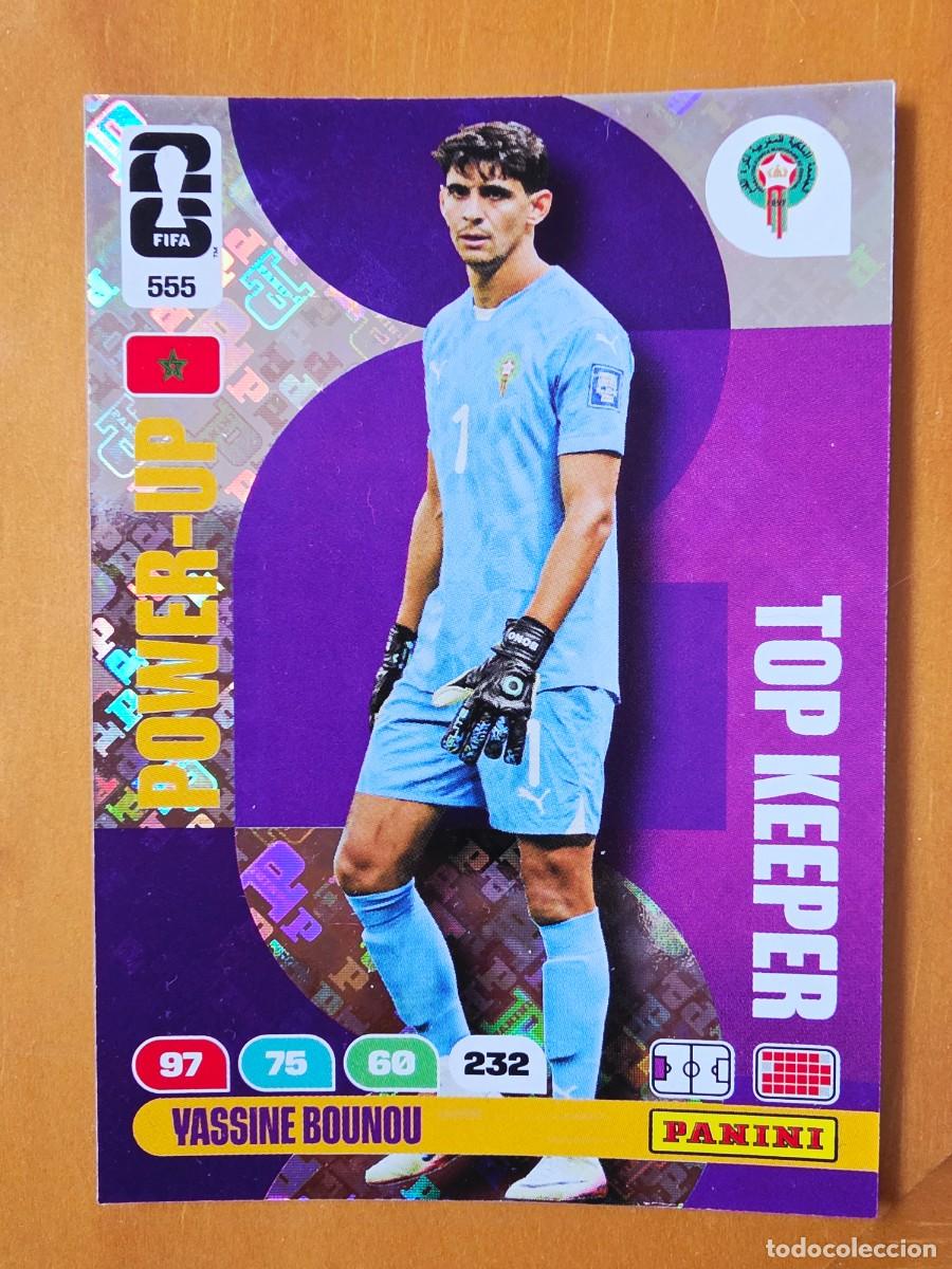 Cromos de F&uacute;tbol: 555 Yassine Bounou, Marruecos, Power-Up, Top Keeper, Adrenalyn XL Fifa World Cup 2026 Mundial 26