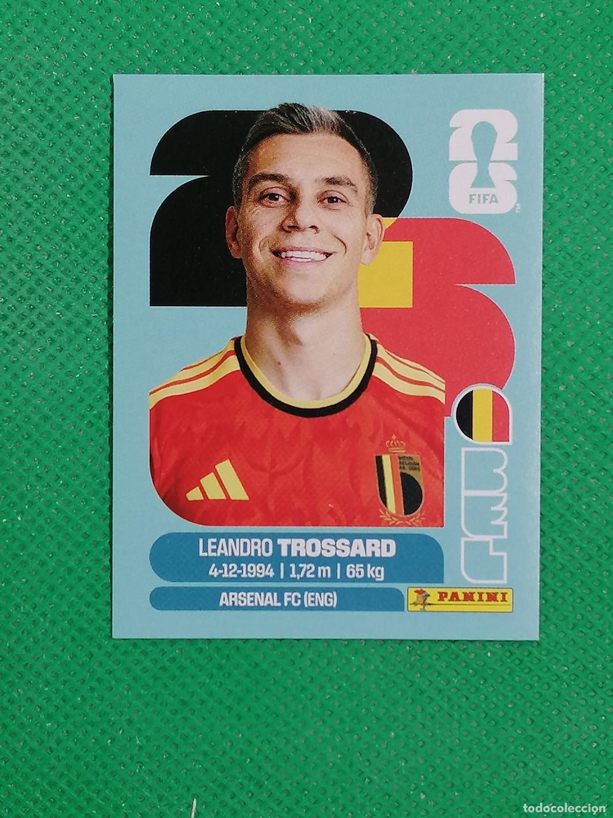 Cromos de F&uacute;tbol: BEL 18 BEL18 LEANDRO TROSSARD BELGICA ⚽ PANINI FIFA MUNDIAL WORLD CUP 26 2026 STICKER ⚽