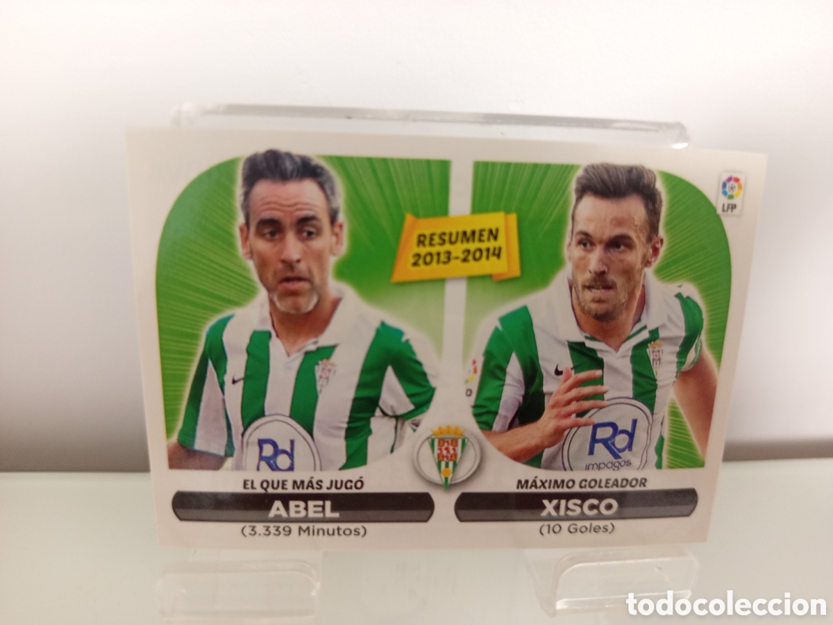 Fu&szlig;ball-Sticker: ❇️ CROMO ⚽ ABEL XISCO RESUMEN 2013 2014 C&Oacute;RDOBA 14 15 2014 2015 ESTE PANINI SIN PEGAR ❇️