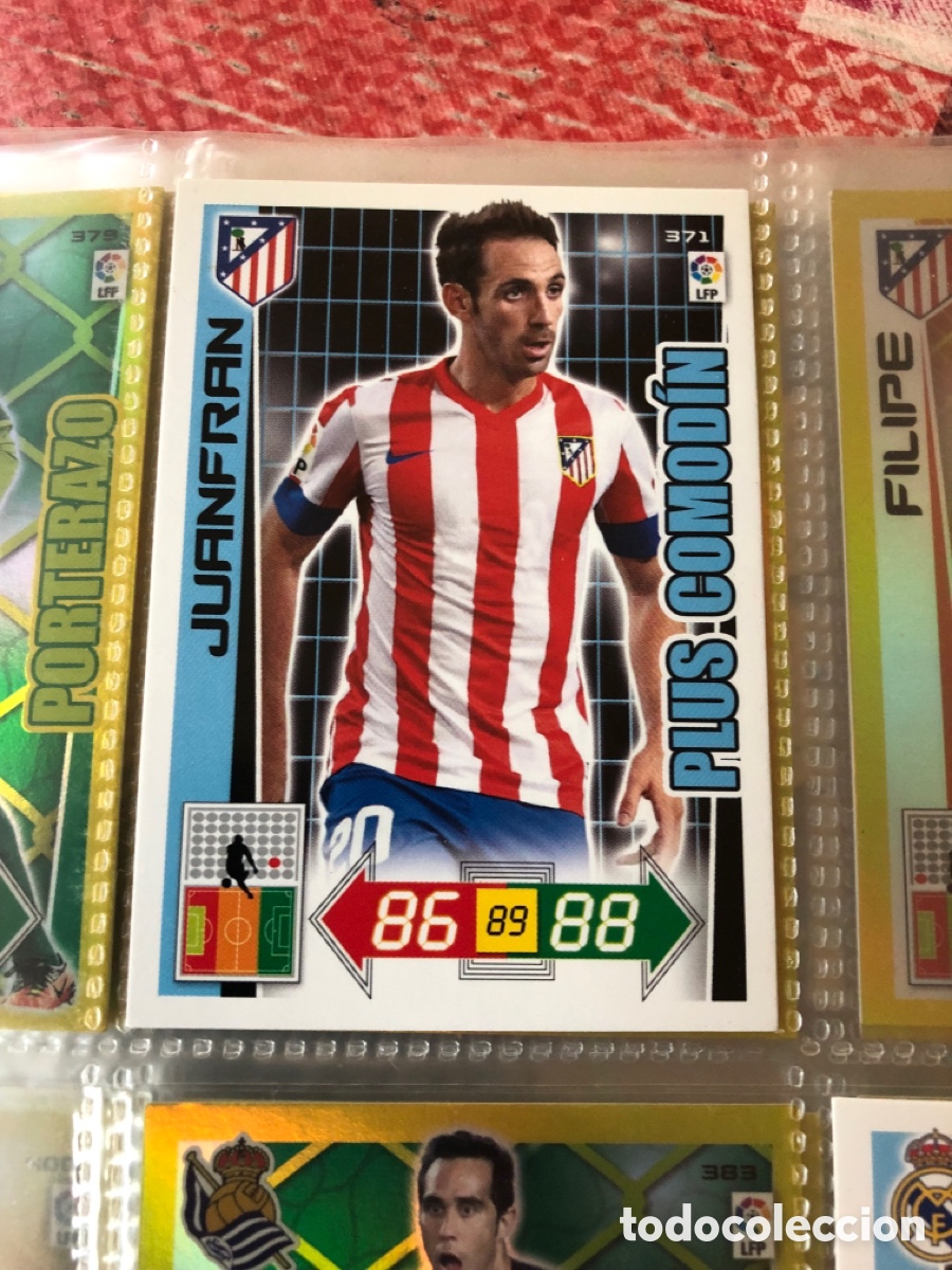 Fu&szlig;ball-Sticker: Adrenalyn 2012 2013 plus comodin Juanfran 371 at mafrid