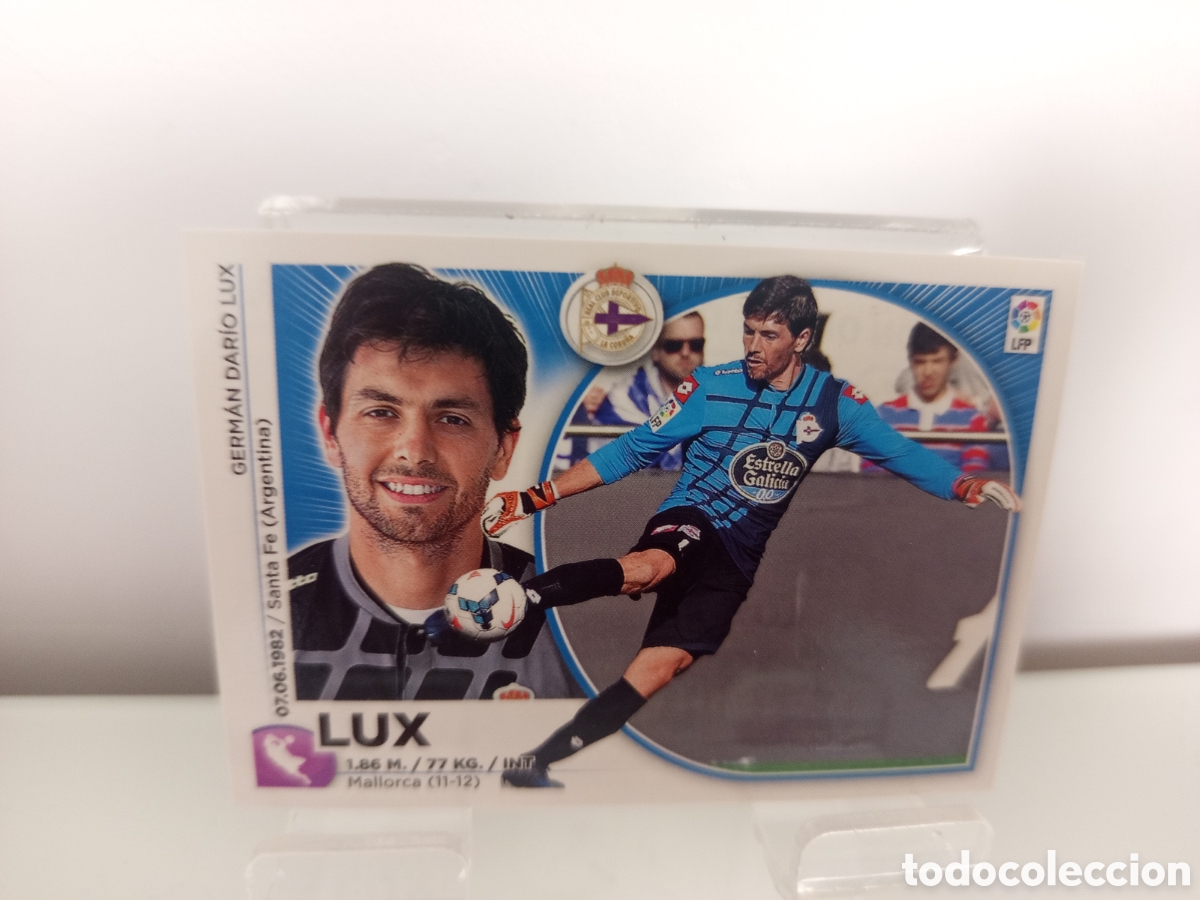 Fu&szlig;ball-Sticker: ❇️ CROMO ⚽ LUX DEPORTIVO DE LA CORU&Ntilde;A 14 15 2014 2015 ESTE PANINI SIN PEGAR ❇️