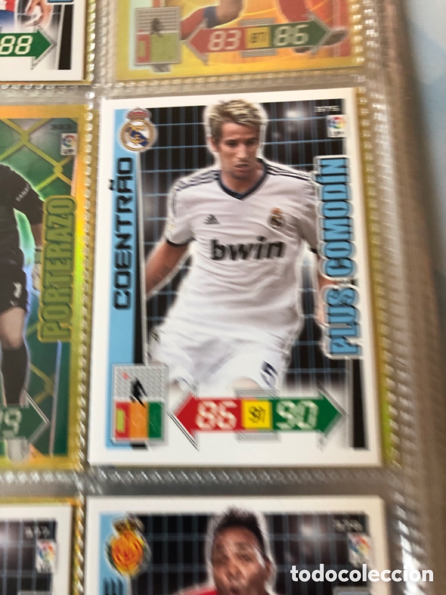 Fu&szlig;ball-Sticker: Adrenalyn 2012 2013 plus comodin coentrao 375 real Madrid