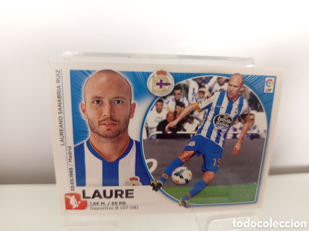 Football Stickers: ❇️ CROMO ⚽ LAURE DEPORTIVO DE LA CORU&Ntilde;A 14 15 2014 2015 ESTE PANINI SIN PEGAR ❇️