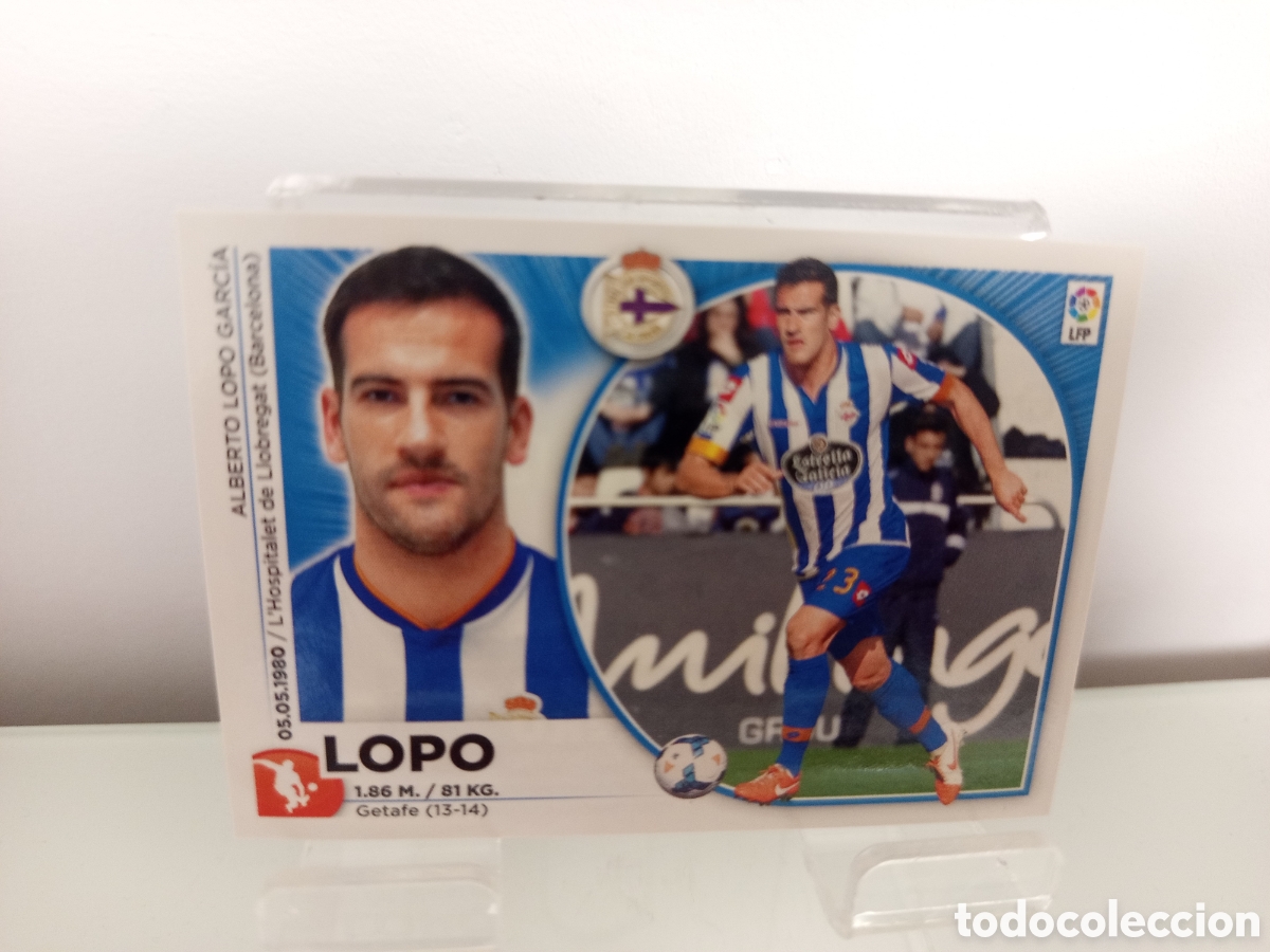 Football Stickers: ❇️ CROMO ⚽ LOPO DEPORTIVO DE LA CORU&Ntilde;A 14 15 2014 2015 ESTE PANINI SIN PEGAR ❇️