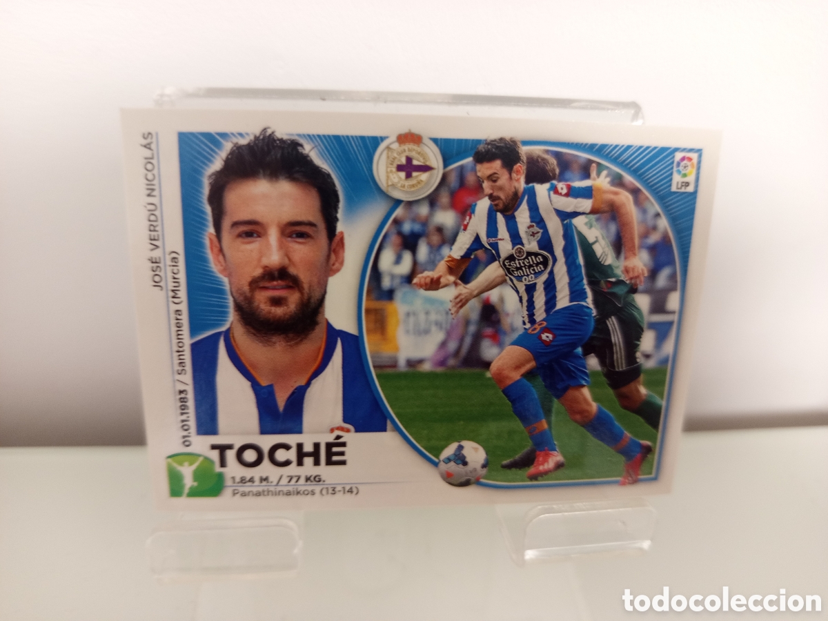 Football Stickers: ❇️ CROMO ⚽ TOCH&Eacute; DEPORTIVO DE LA CORU&Ntilde;A 14 15 2014 2015 ESTE PANINI SIN PEGAR ❇️