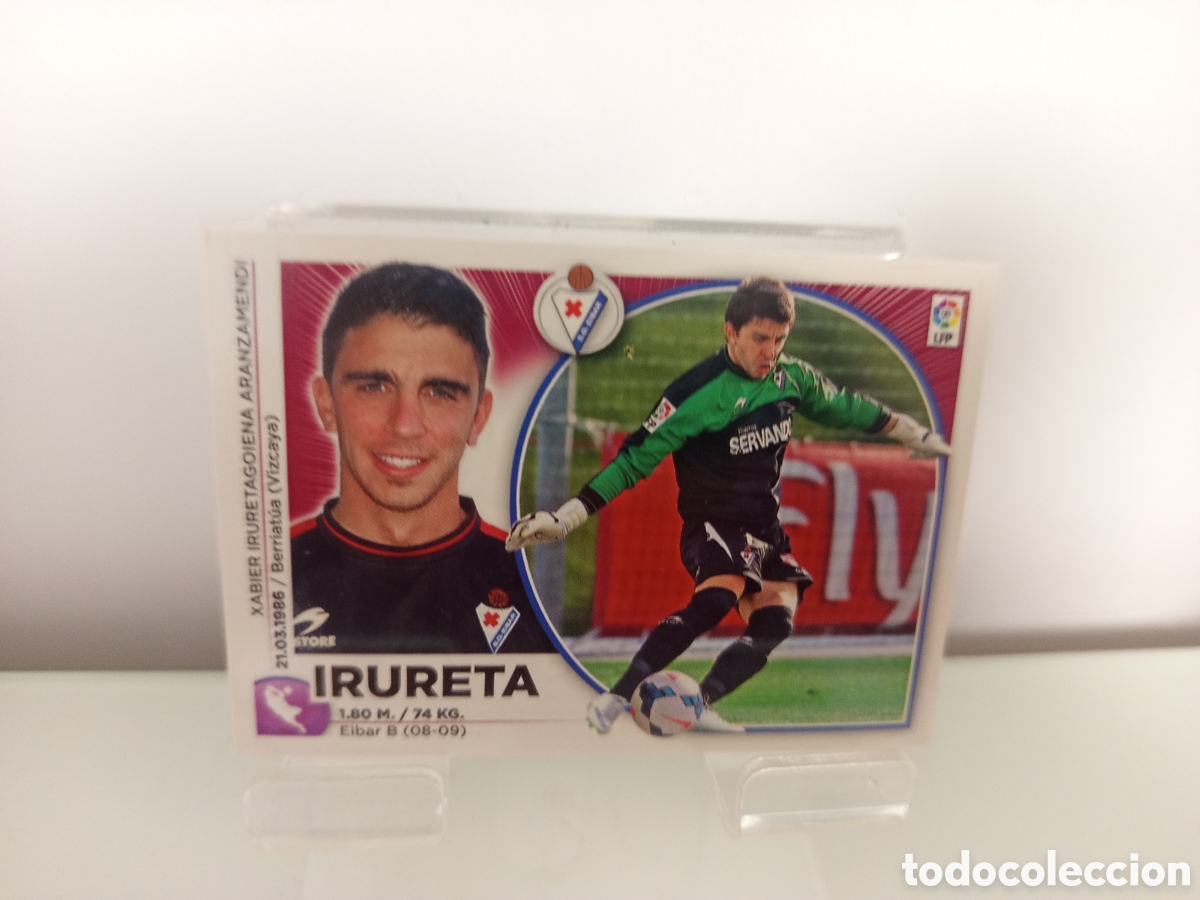 Cromos de F&uacute;tbol: ❇️ CROMO ⚽ IRURETA EIBAR 14 15 2014 2015 ESTE PANINI SIN PEGAR ❇️