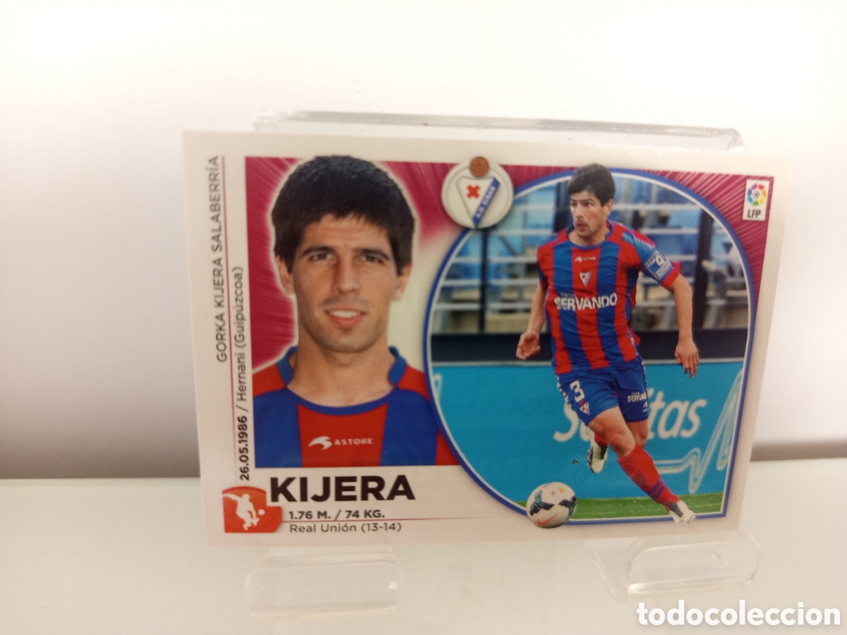 Cromos de F&uacute;tbol: ❇️ CROMO ⚽ KIJERA EIBAR 14 15 2014 2015 ESTE PANINI SIN PEGAR ❇️