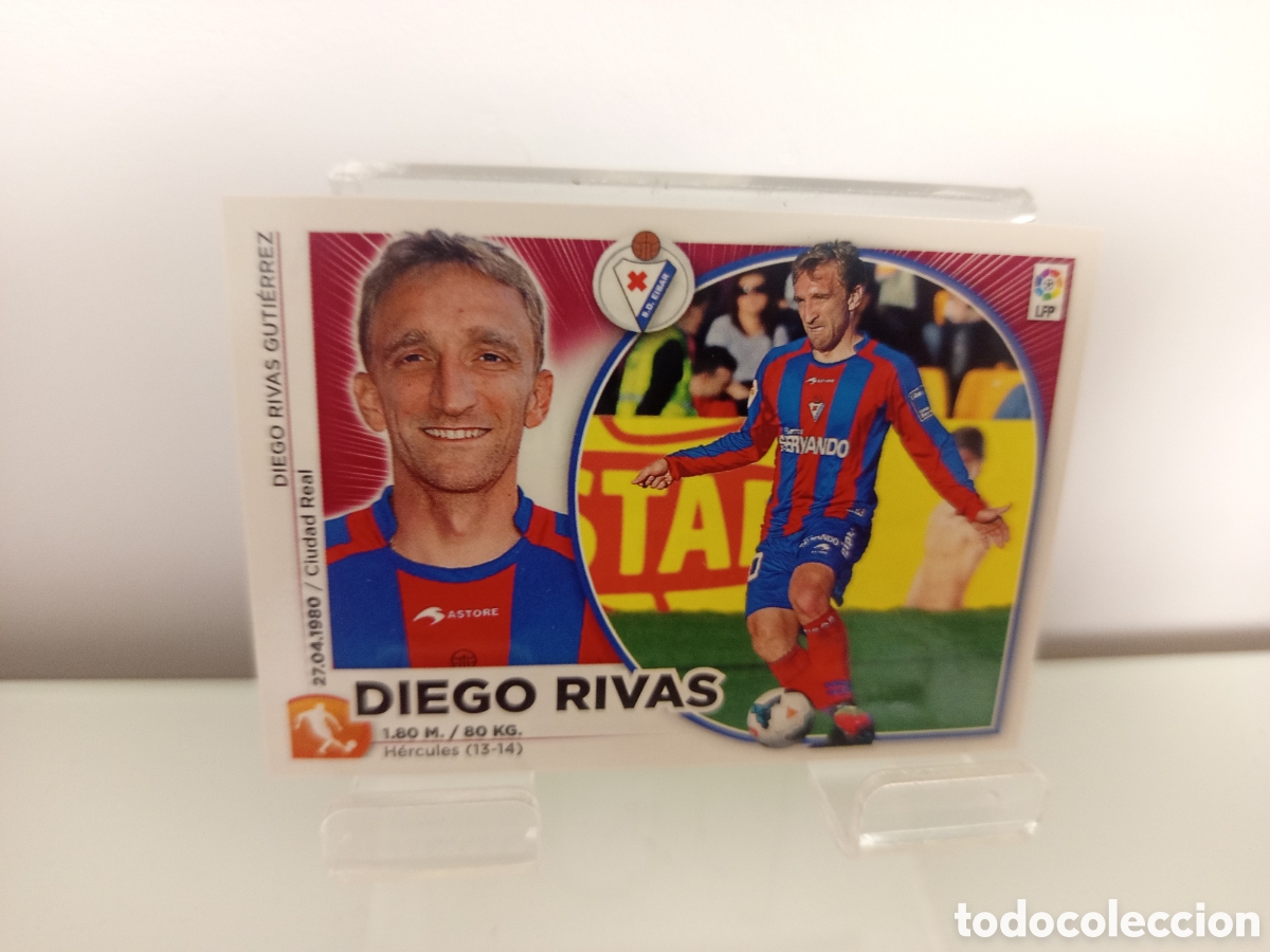 Cromos de F&uacute;tbol: ❇️ CROMO ⚽ DIEGO RIVAS EIBAR 14 15 2014 2015 ESTE PANINI SIN PEGAR ❇️