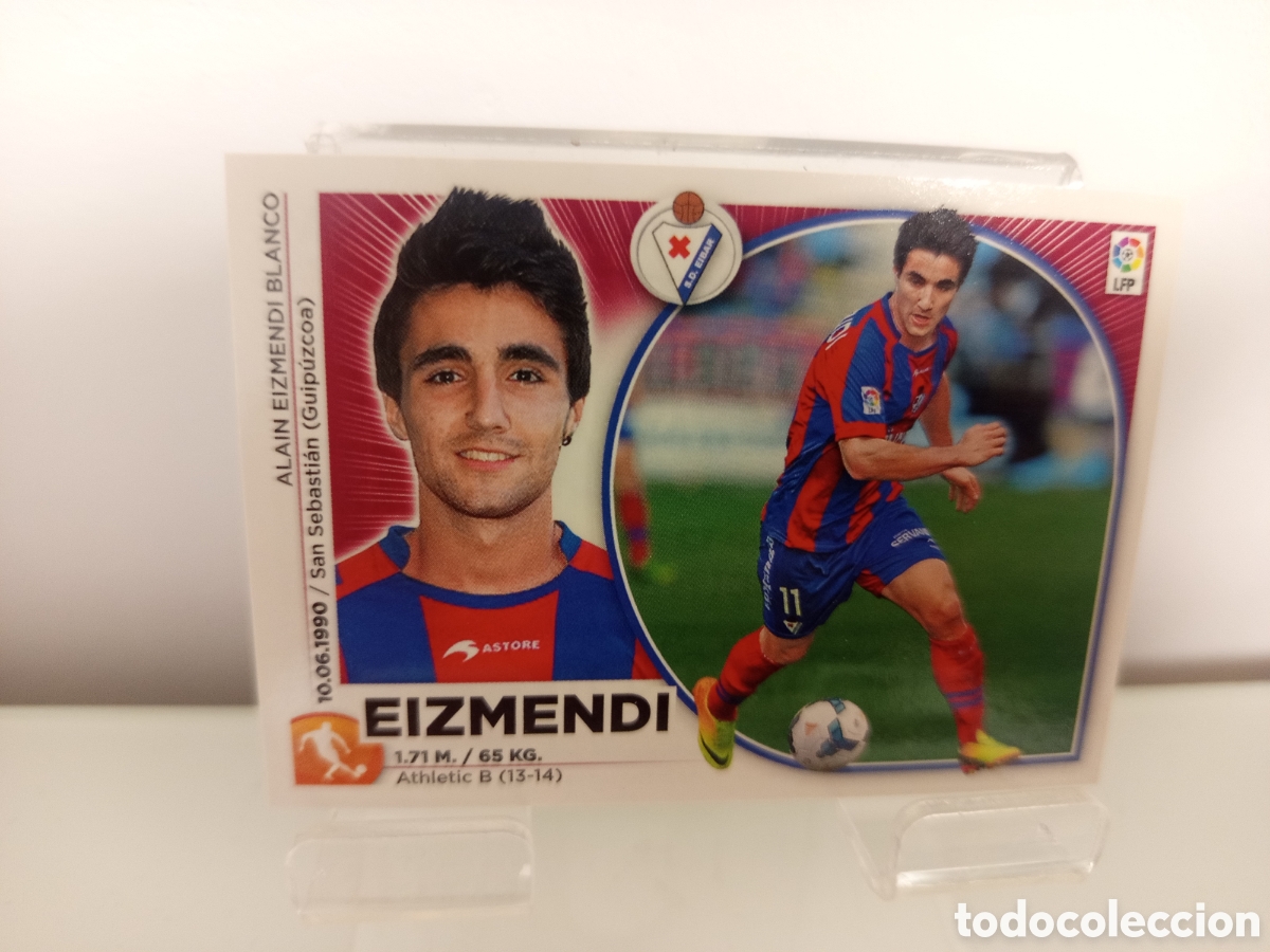 Cromos de F&uacute;tbol: ❇️ CROMO ⚽ EIZMENDI EIBAR 14 15 2014 2015 ESTE PANINI SIN PEGAR ❇️