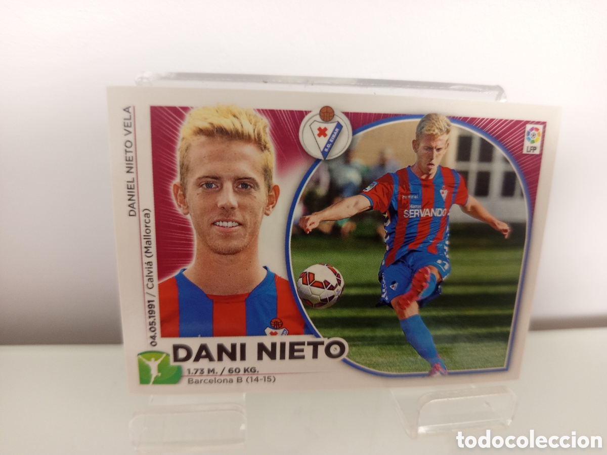 Cromos de F&uacute;tbol: ❇️ CROMO ⚽ DANI NIETO EIBAR 14 15 2014 2015 ESTE PANINI SIN PEGAR ❇️