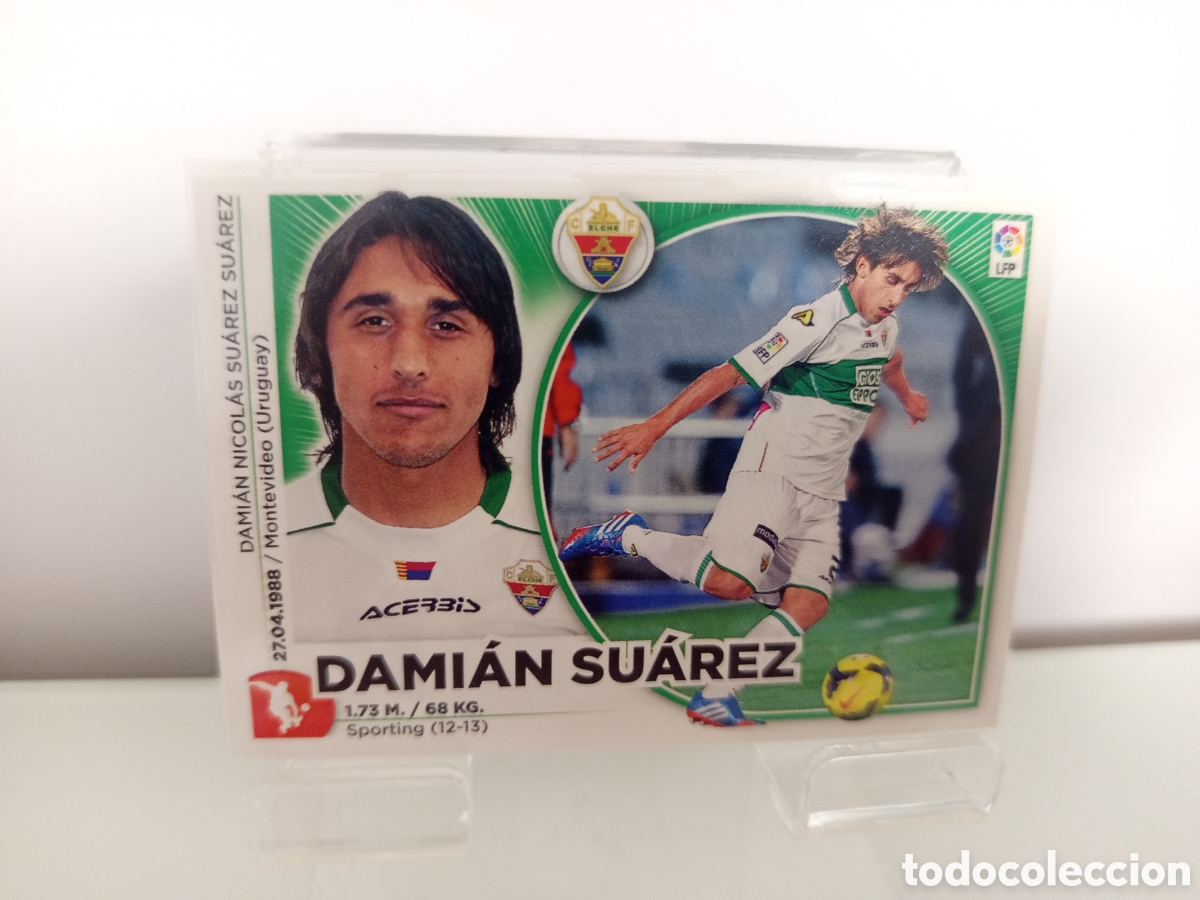 Cromos de F&uacute;tbol: ❇️ CROMO ⚽ DAMI&Aacute;N SU&Aacute;REZ ELCHE 14 15 2014 2015 ESTE PANINI SIN PEGAR ❇️