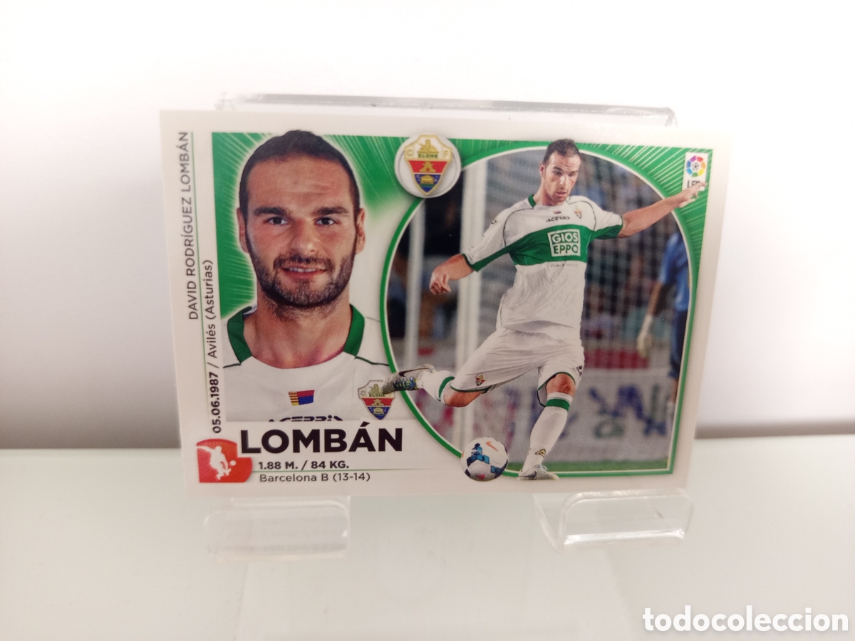 Cromos de F&uacute;tbol: ❇️ CROMO ⚽ LOMB&Aacute;N ELCHE 14 15 2014 2015 ESTE PANINI SIN PEGAR ❇️