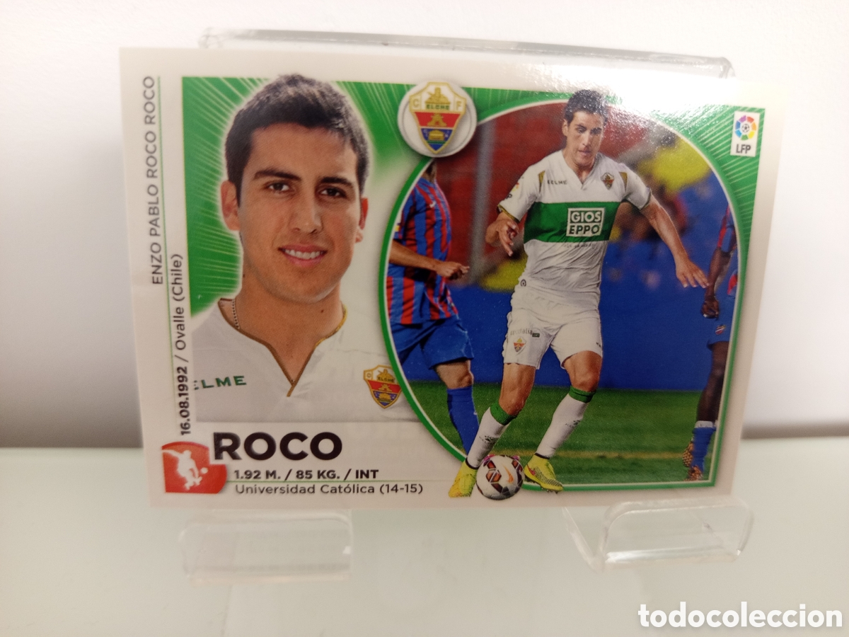 Cromos de F&uacute;tbol: ❇️ CROMO ⚽ ROCO ELCHE 14 15 2014 2015 ESTE PANINI SIN PEGAR ❇️