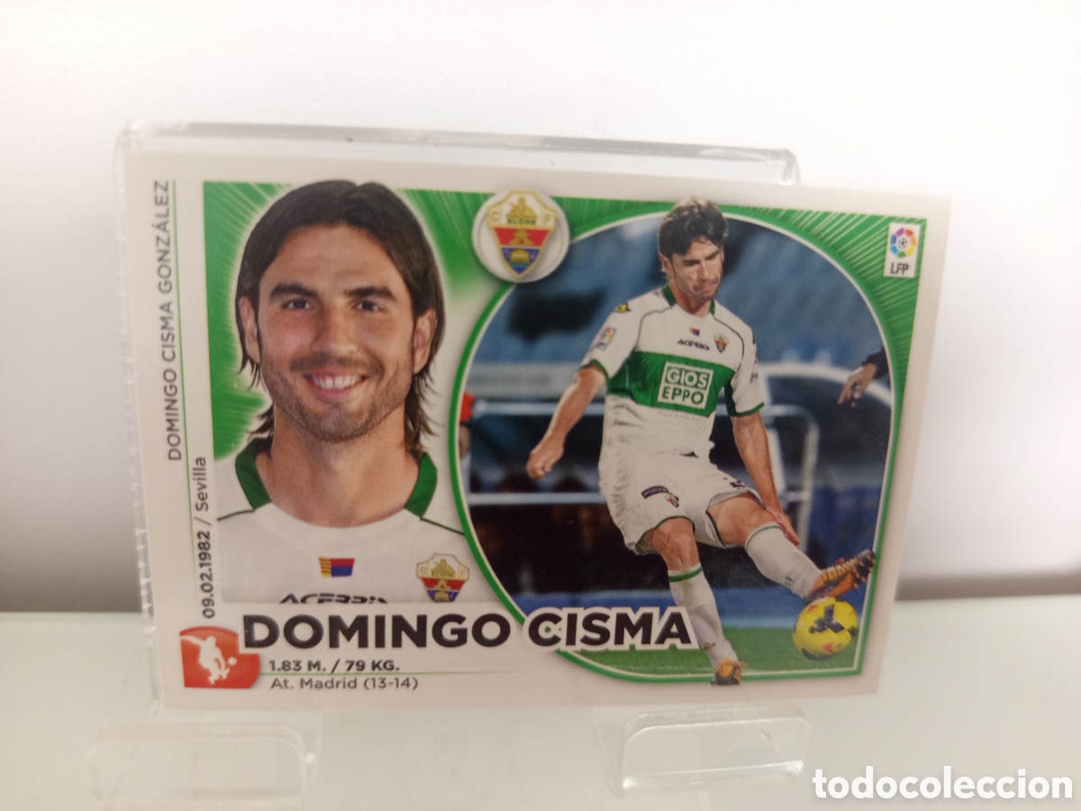 Cromos de F&uacute;tbol: ❇️ CROMO ⚽ DOMINGO CISMA ELCHE 14 15 2014 2015 ESTE PANINI SIN PEGAR ❇️