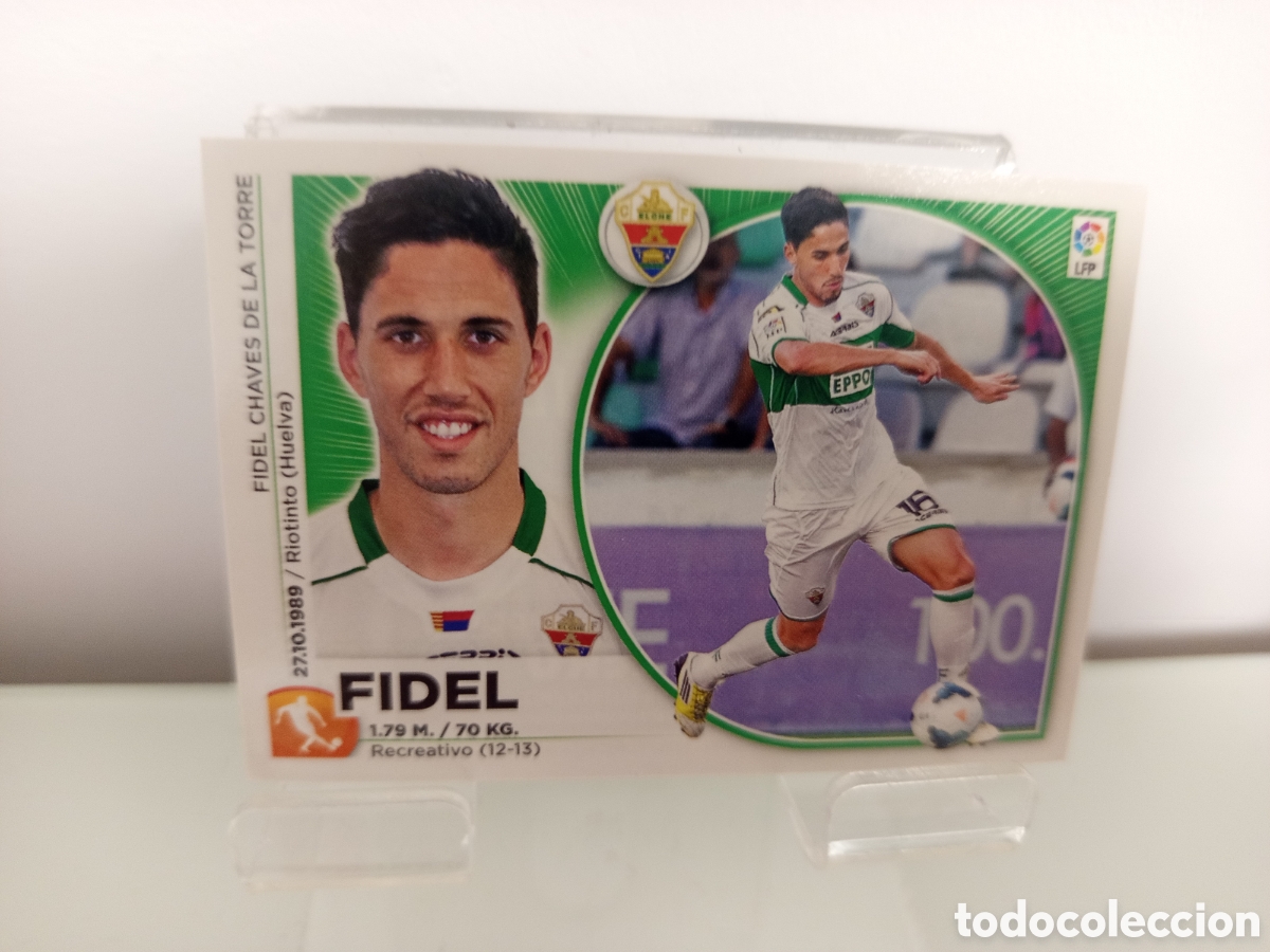 Cromos de F&uacute;tbol: ❇️ CROMO ⚽ FIDEL ELCHE 14 15 2014 2015 ESTE PANINI SIN PEGAR ❇️