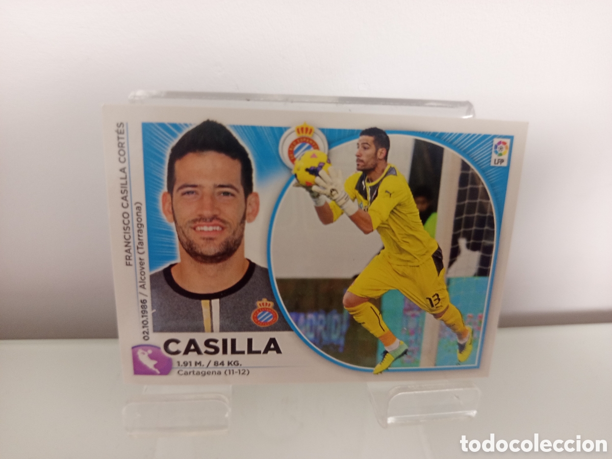 Cromos de F&uacute;tbol: ❇️ CROMO ⚽ CASILLA ESPA&Ntilde;OL 14 15 2014 2015 ESTE PANINI SIN PEGAR ❇️