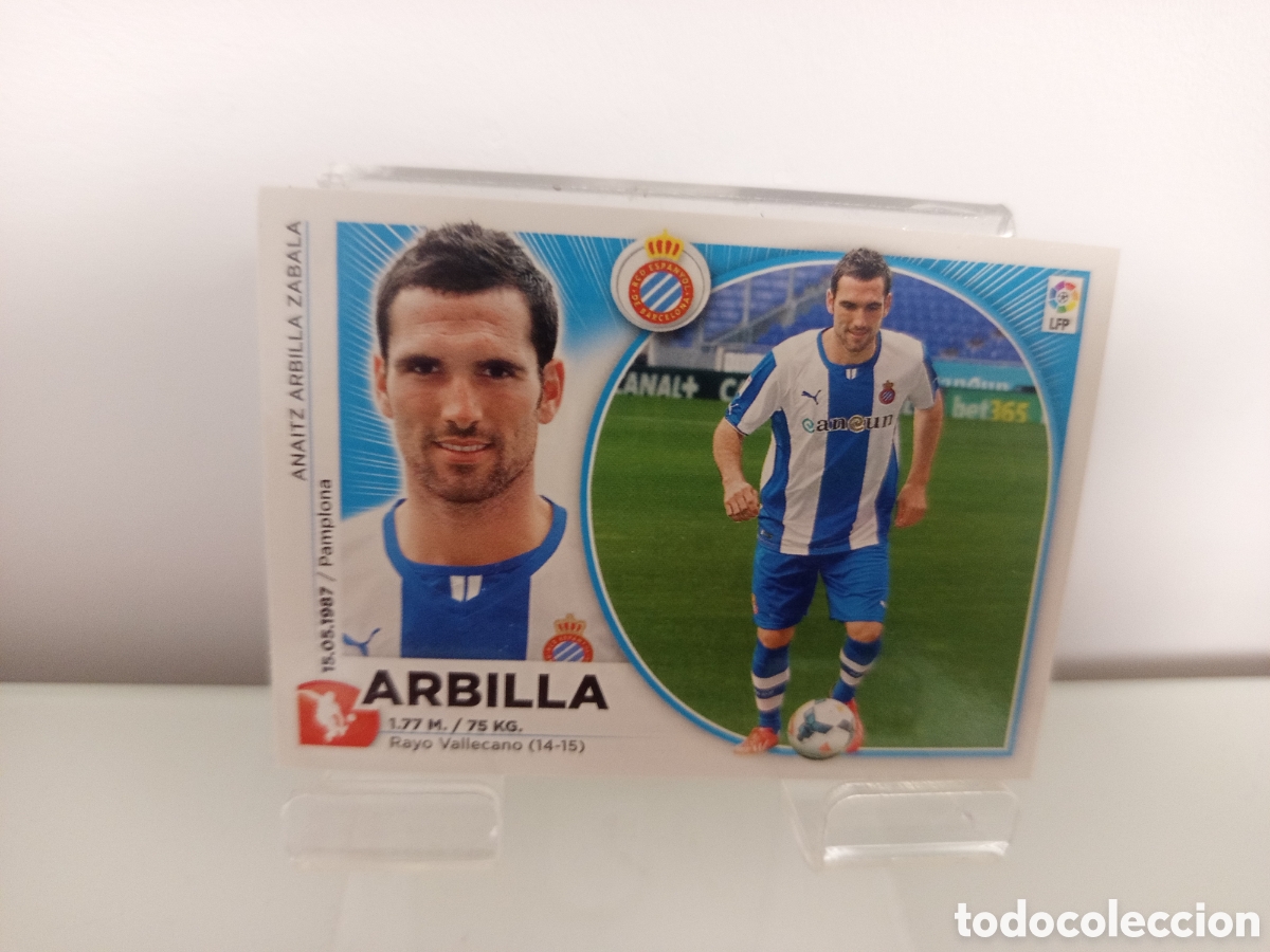 Cromos de F&uacute;tbol: ❇️ CROMO ⚽ ARBILLA ESPA&Ntilde;OL 14 15 2014 2015 ESTE PANINI SIN PEGAR ❇️