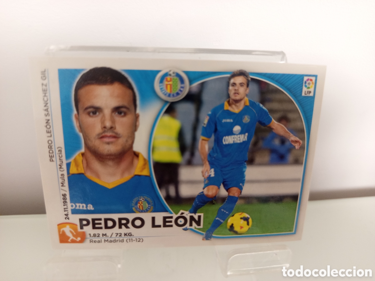 Cromos de F&uacute;tbol: ❇️ CROMO ⚽ PEDRO LE&Oacute;N GETAFE 14 15 2014 2015 ESTE PANINI SIN PEGAR ❇️