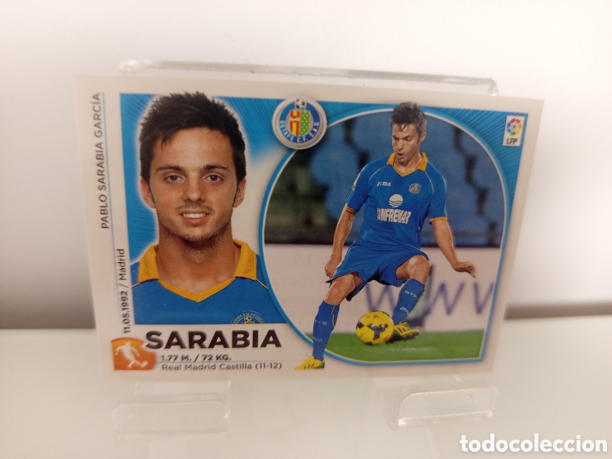 Cromos de F&uacute;tbol: ❇️ CROMO ⚽ SARABIA GETAFE 14 15 2014 2015 ESTE PANINI SIN PEGAR ❇️