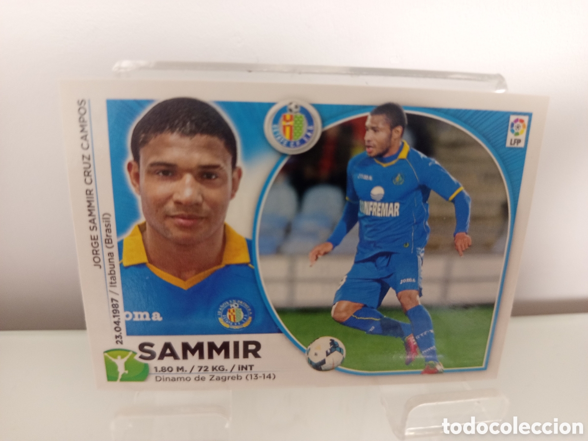 Cromos de F&uacute;tbol: ❇️ CROMO ⚽ SAMMIR GETAFE 14 15 2014 2015 ESTE PANINI SIN PEGAR ❇️