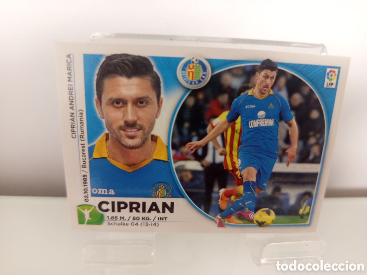 Cromos de F&uacute;tbol: ❇️ CROMO ⚽ CIPRIAN GETAFE 14 15 2014 2015 ESTE PANINI SIN PEGAR ❇️