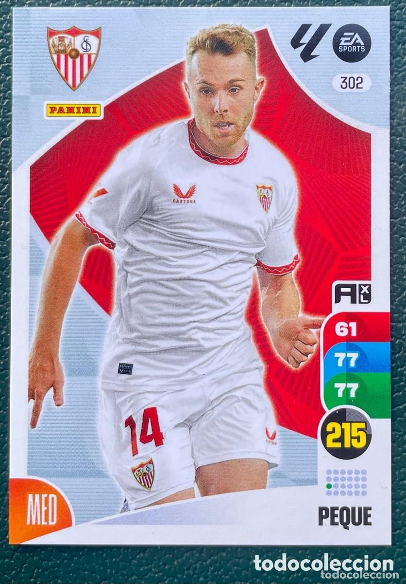 Cromos de F&uacute;tbol: 302 PEQUE SEVILLA FC FICHAS ALBUM ADRENALYN XL 2024 2025 24 25